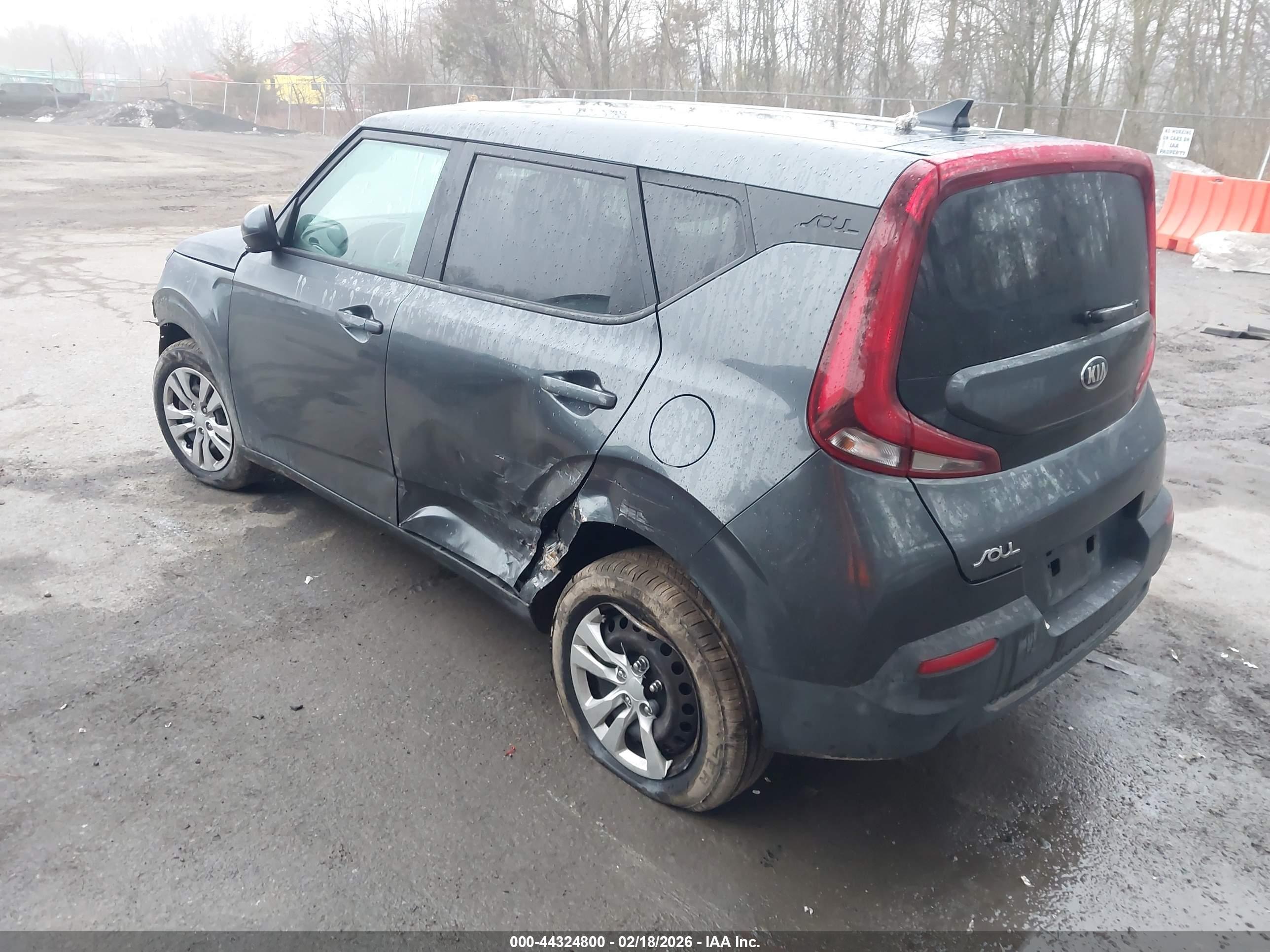 2021 Kia Soul Lx Серый vin: KNDJ23AU1M7756743