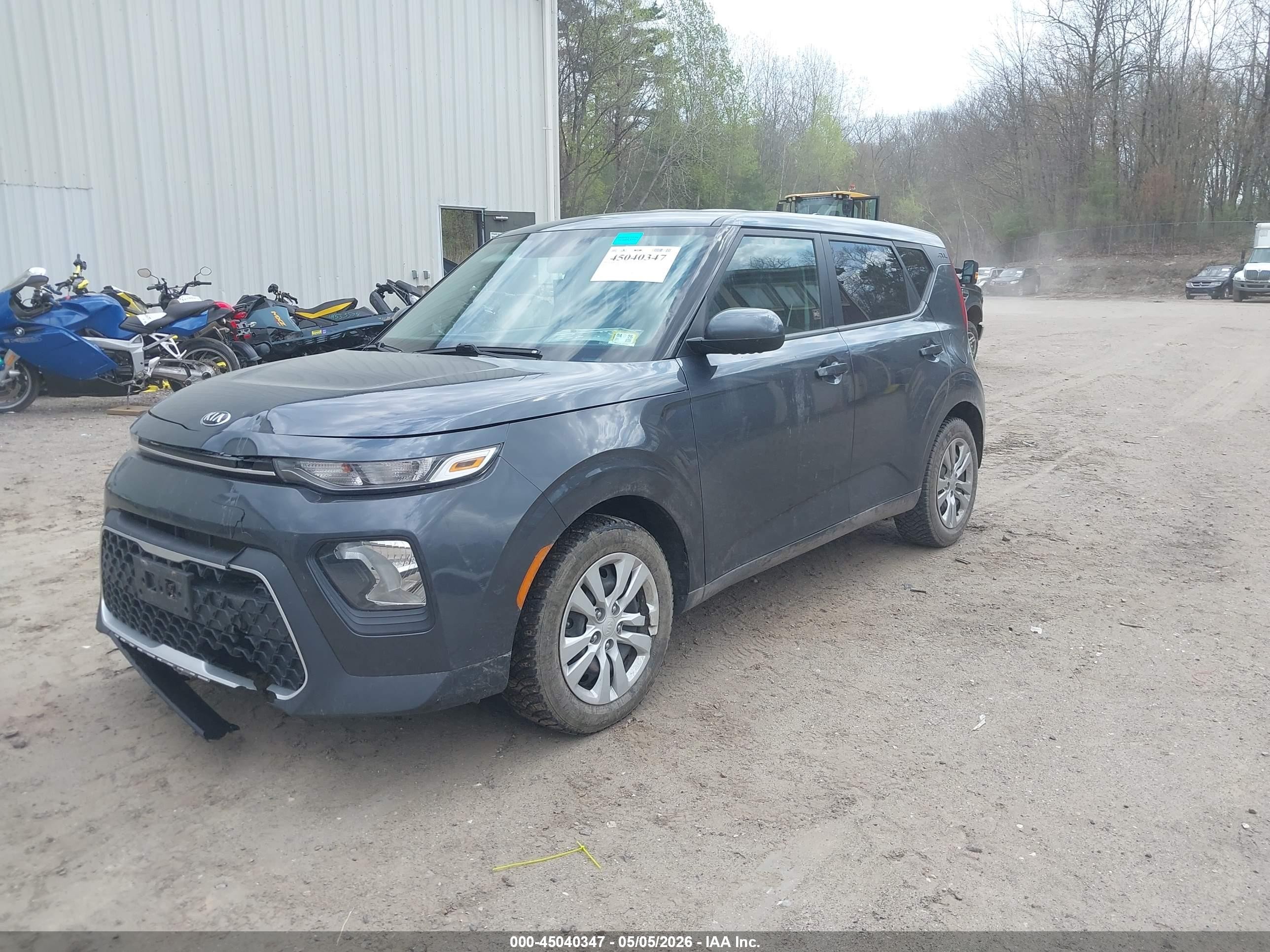 2020 Kia Soul Lx Серый vin: KNDJ23AU2L7109511