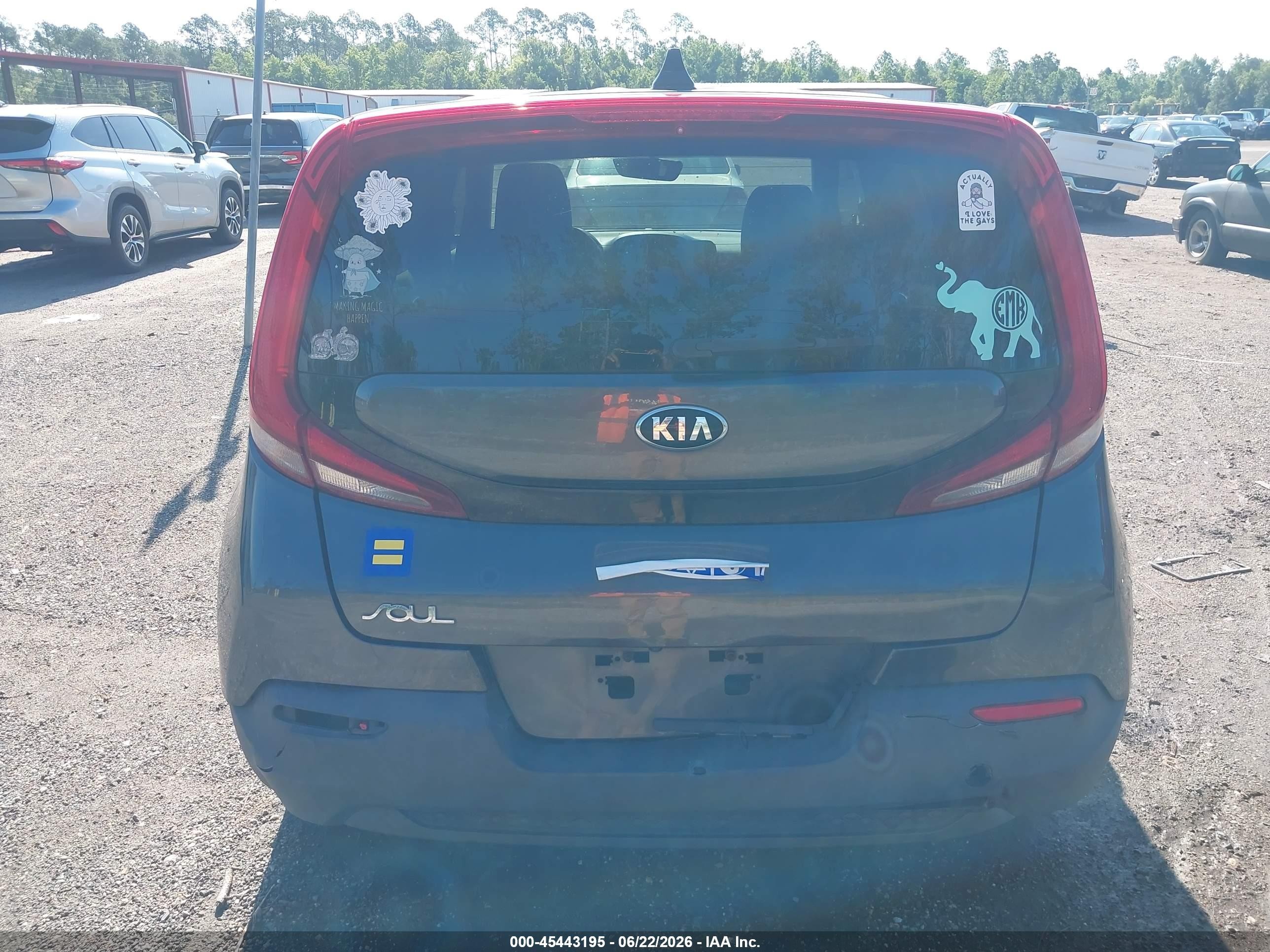 2020 Kia Soul Lx Gray vin: KNDJ23AU3L7717277