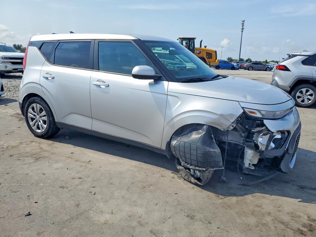 2021 Kia Soul Lx Silver vin: KNDJ23AU3M7780459