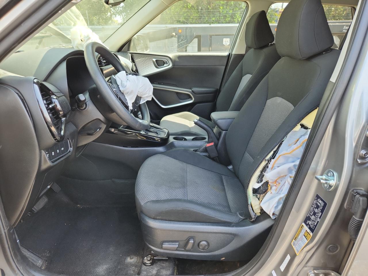 2025 Kia Soul S Silver vin: KNDJ23AU4S7943892 Damage: Airbag - Front Left, Deployed, Replacement Required