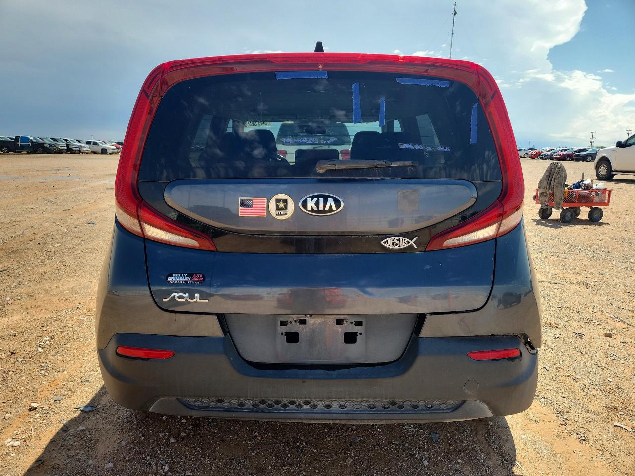 2020 Kia Soul Lx Gray vin: KNDJ23AU6L7083379