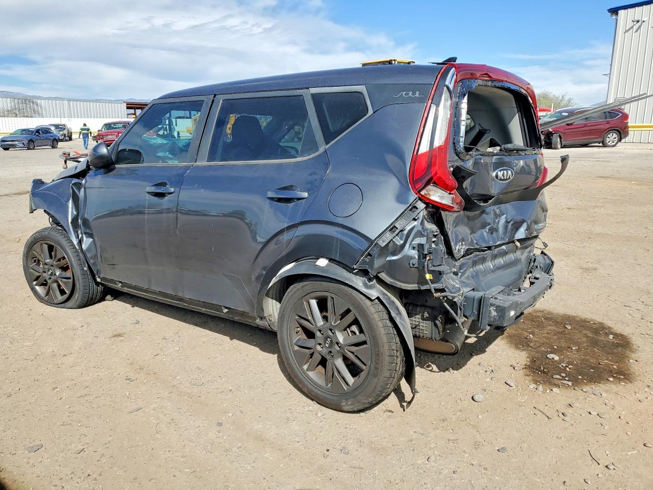 2021 Kia Soul Ex Gray vin: KNDJ33AU0M7743706