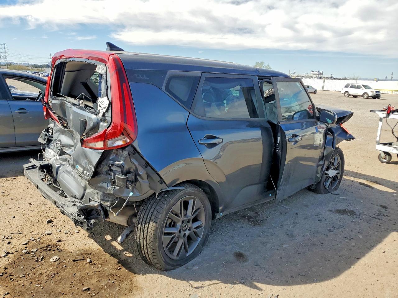 2021 Kia Soul Ex Gray vin: KNDJ33AU0M7743706