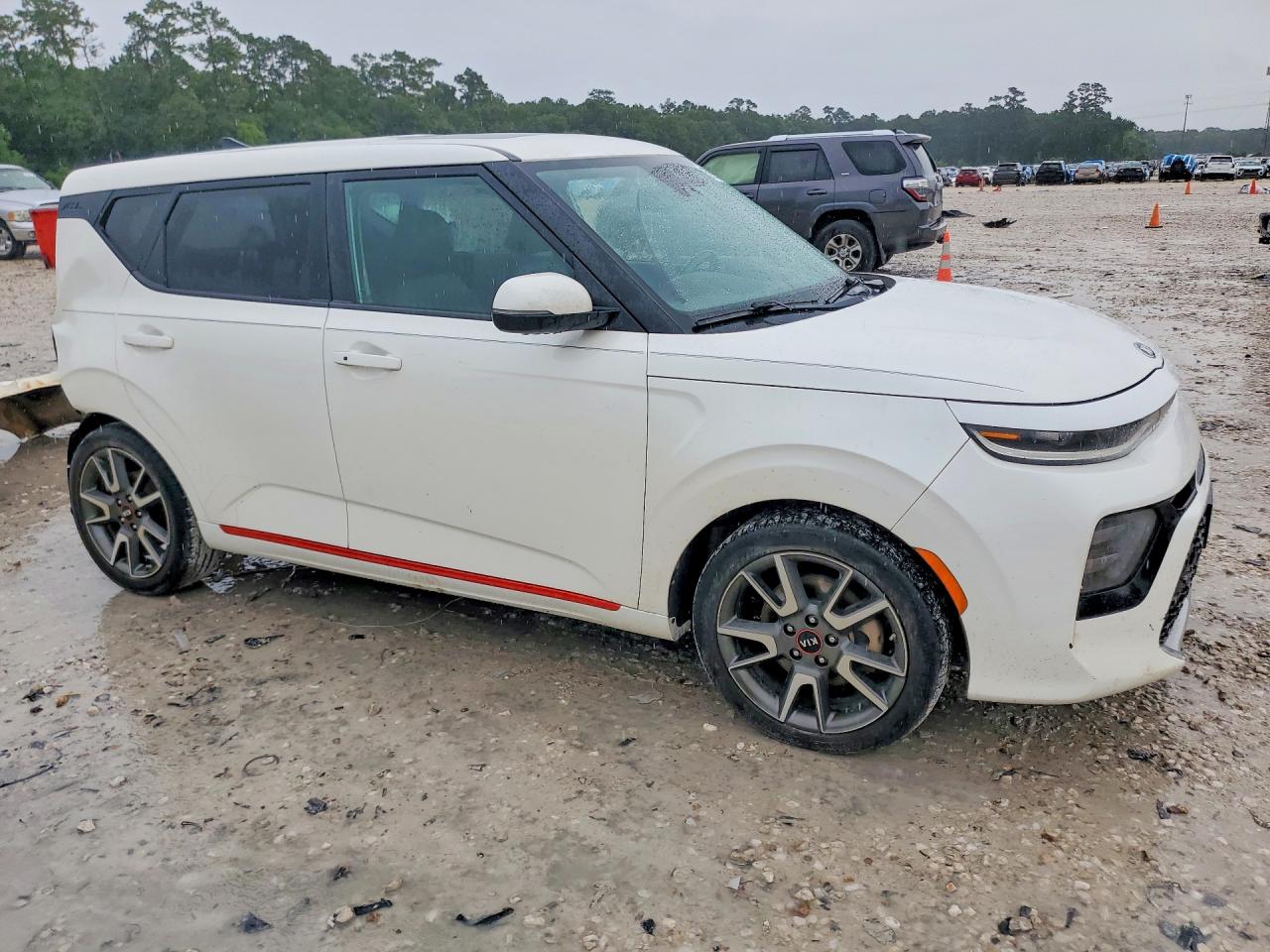 2021 Kia Soul Gt-line Turbo White vin: KNDJ53AF0M7737867