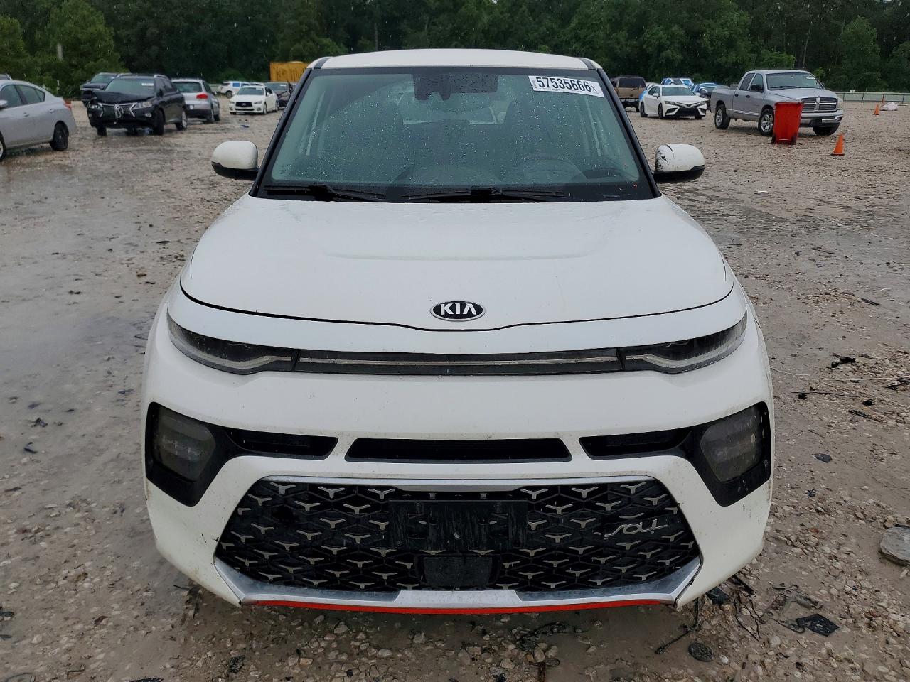 2021 Kia Soul Gt-line Turbo White vin: KNDJ53AF0M7737867