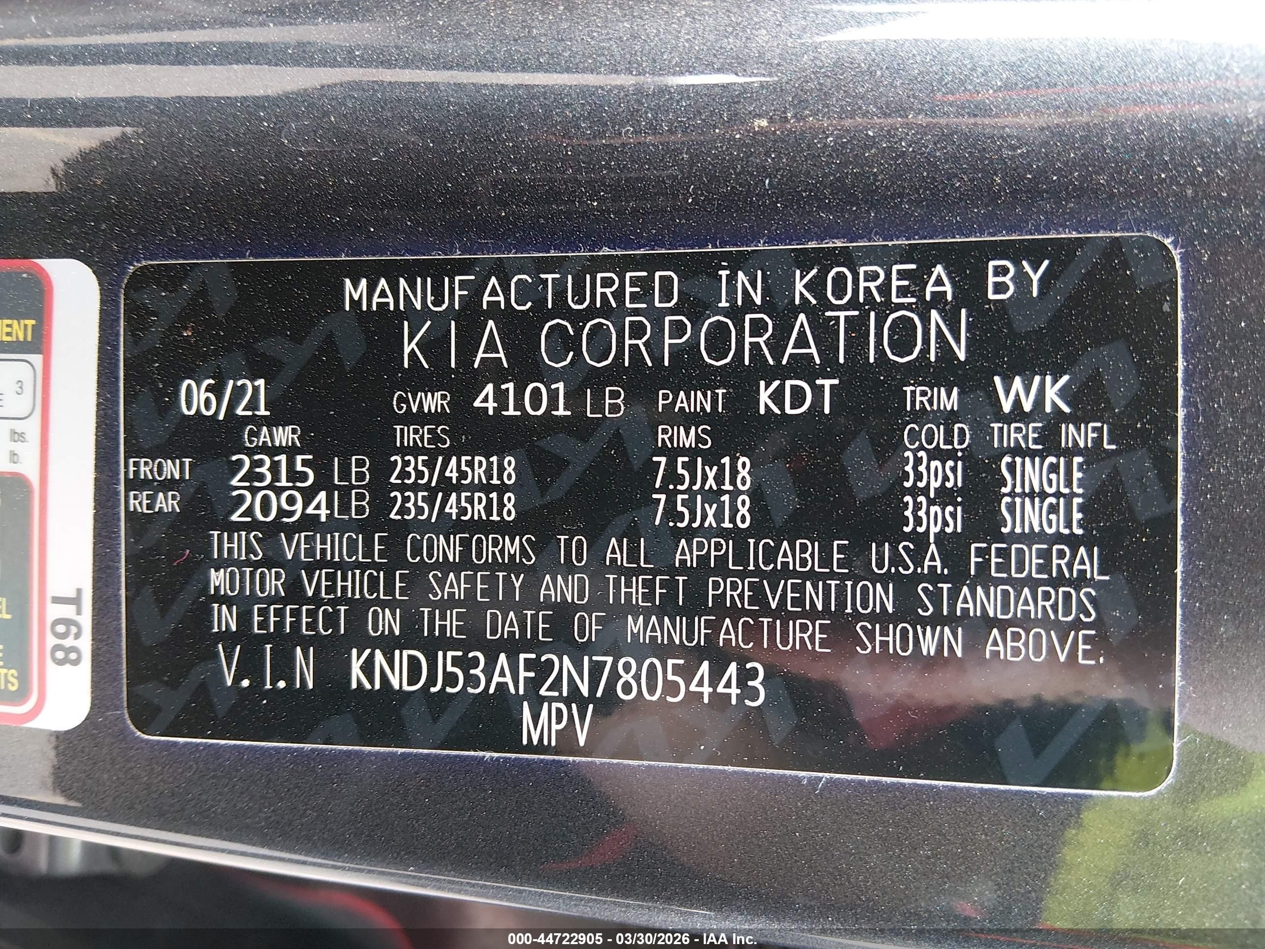 2022 Kia Soul Turbo Silver vin: KNDJ53AF2N7805443
