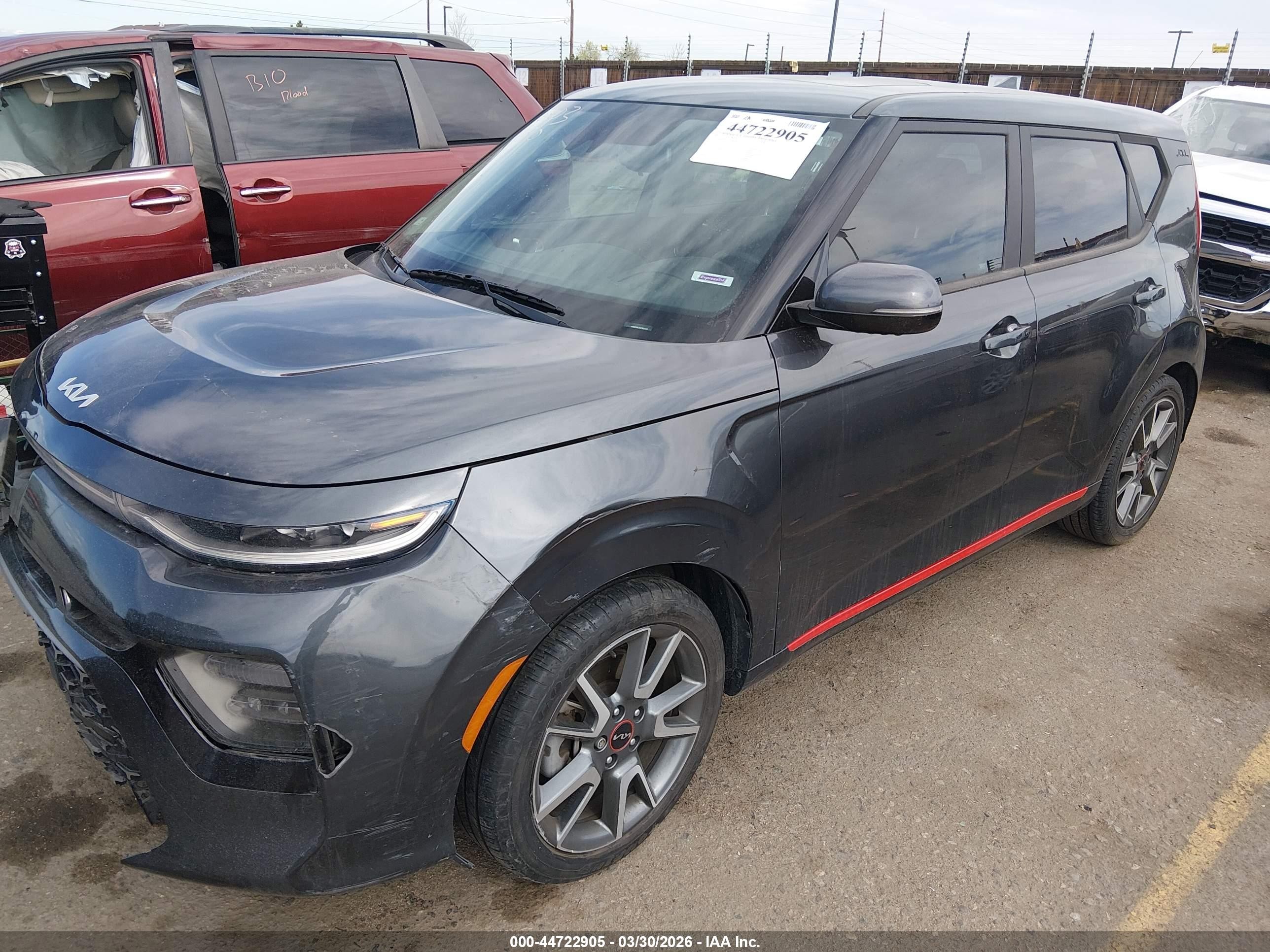 2022 Kia Soul Turbo Silver vin: KNDJ53AF2N7805443
