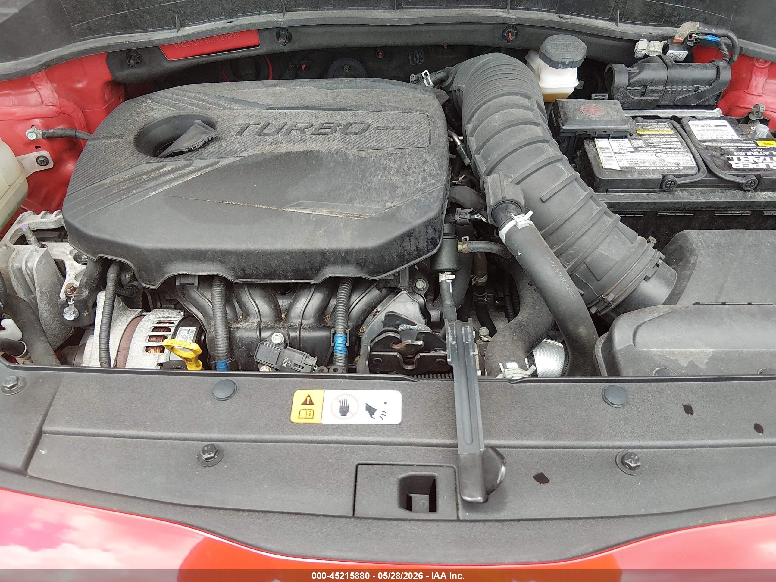 2020 Kia Soul Gt-line Turbo Red vin: KNDJ53AF6L7729898