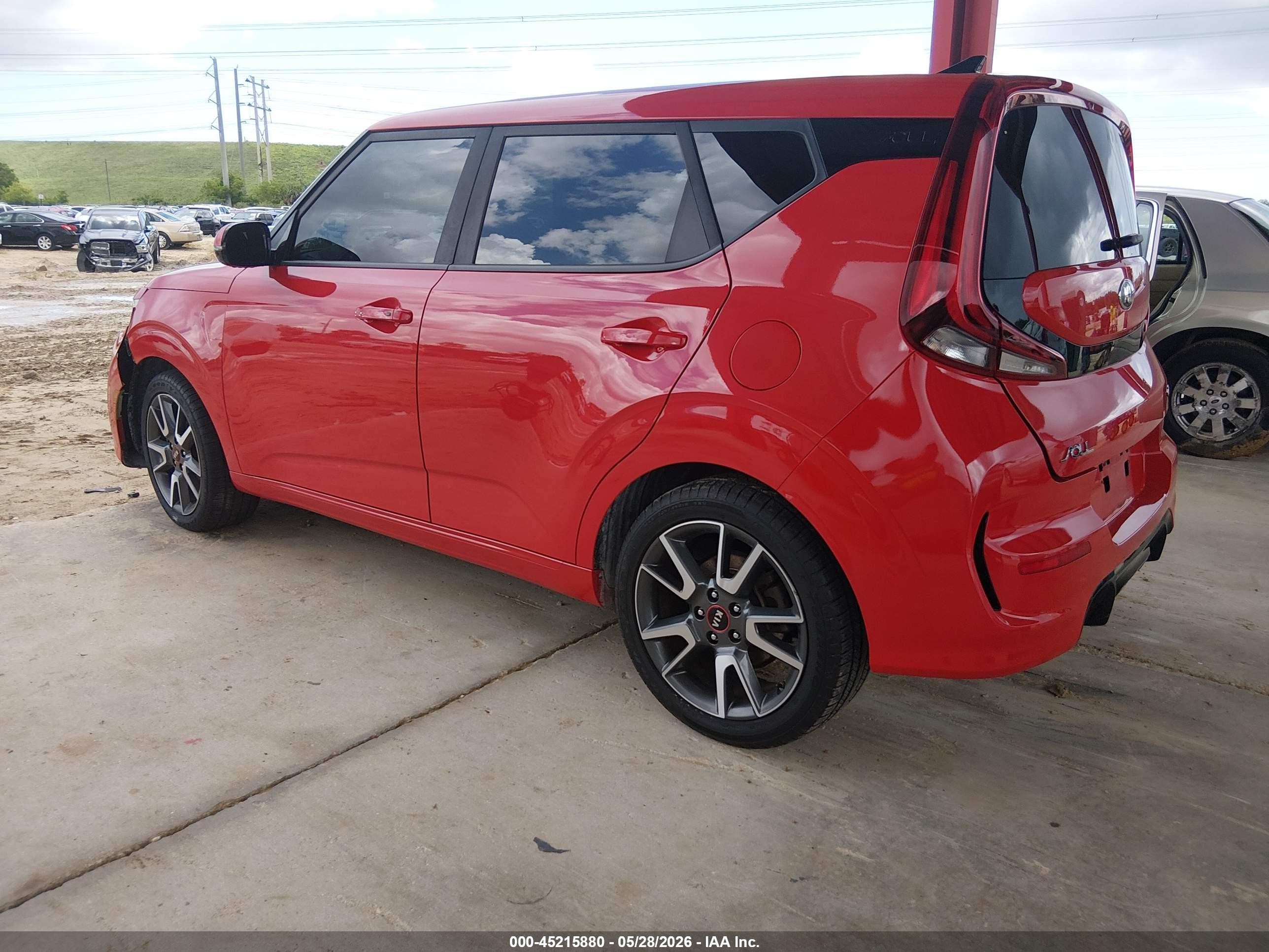 2020 Kia Soul Gt-line Turbo Red vin: KNDJ53AF6L7729898