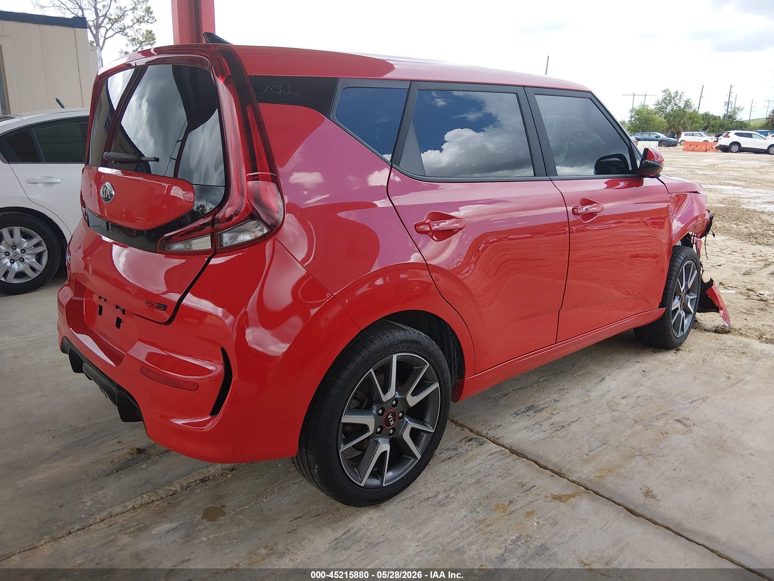 2020 Kia Soul Gt-line Turbo Red vin: KNDJ53AF6L7729898