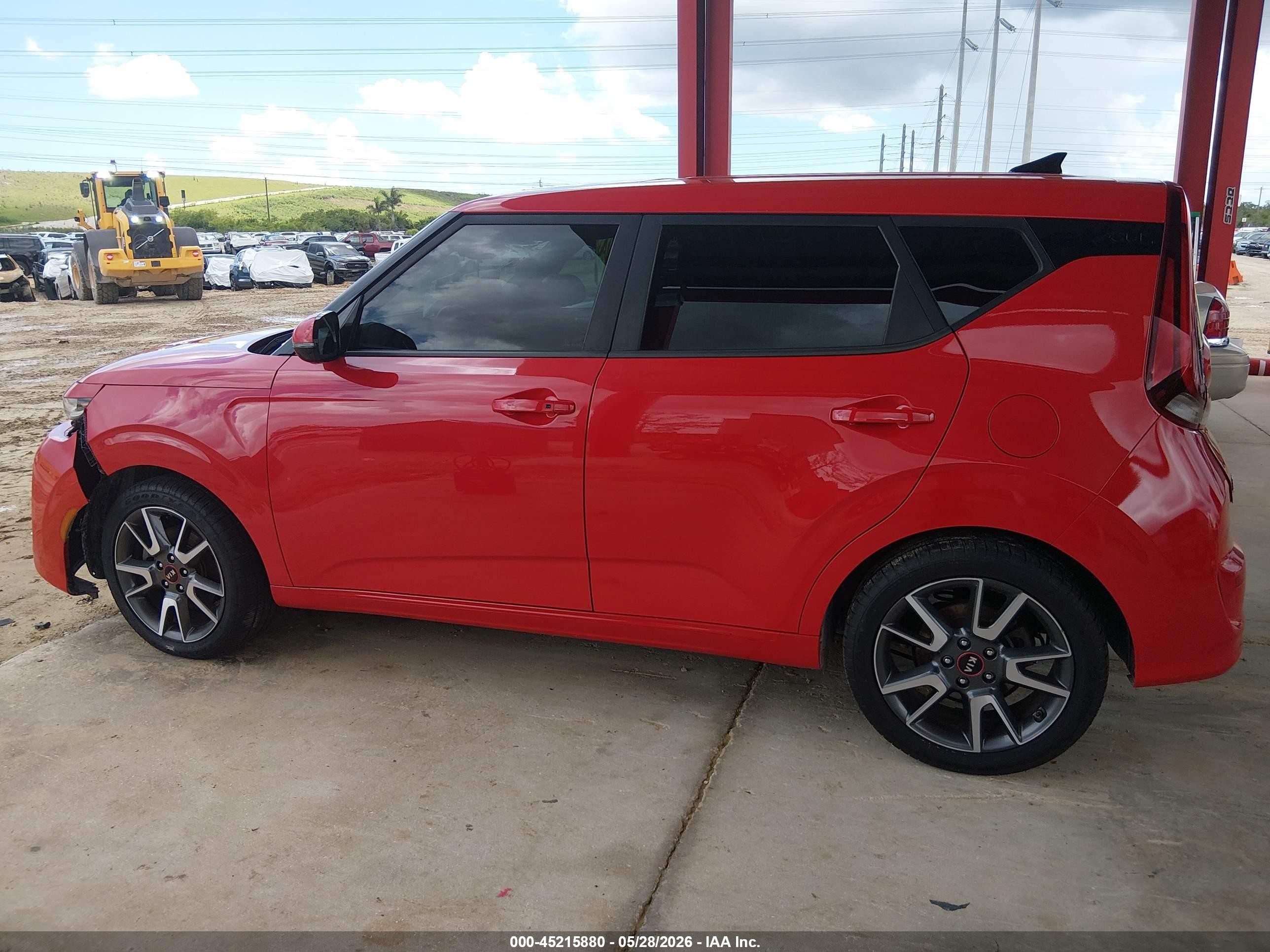 2020 Kia Soul Gt-line Turbo Red vin: KNDJ53AF6L7729898