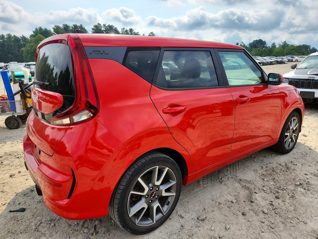 2022 Kia Soul Gt-line Turbo Red vin: KNDJ53AF6N7155323