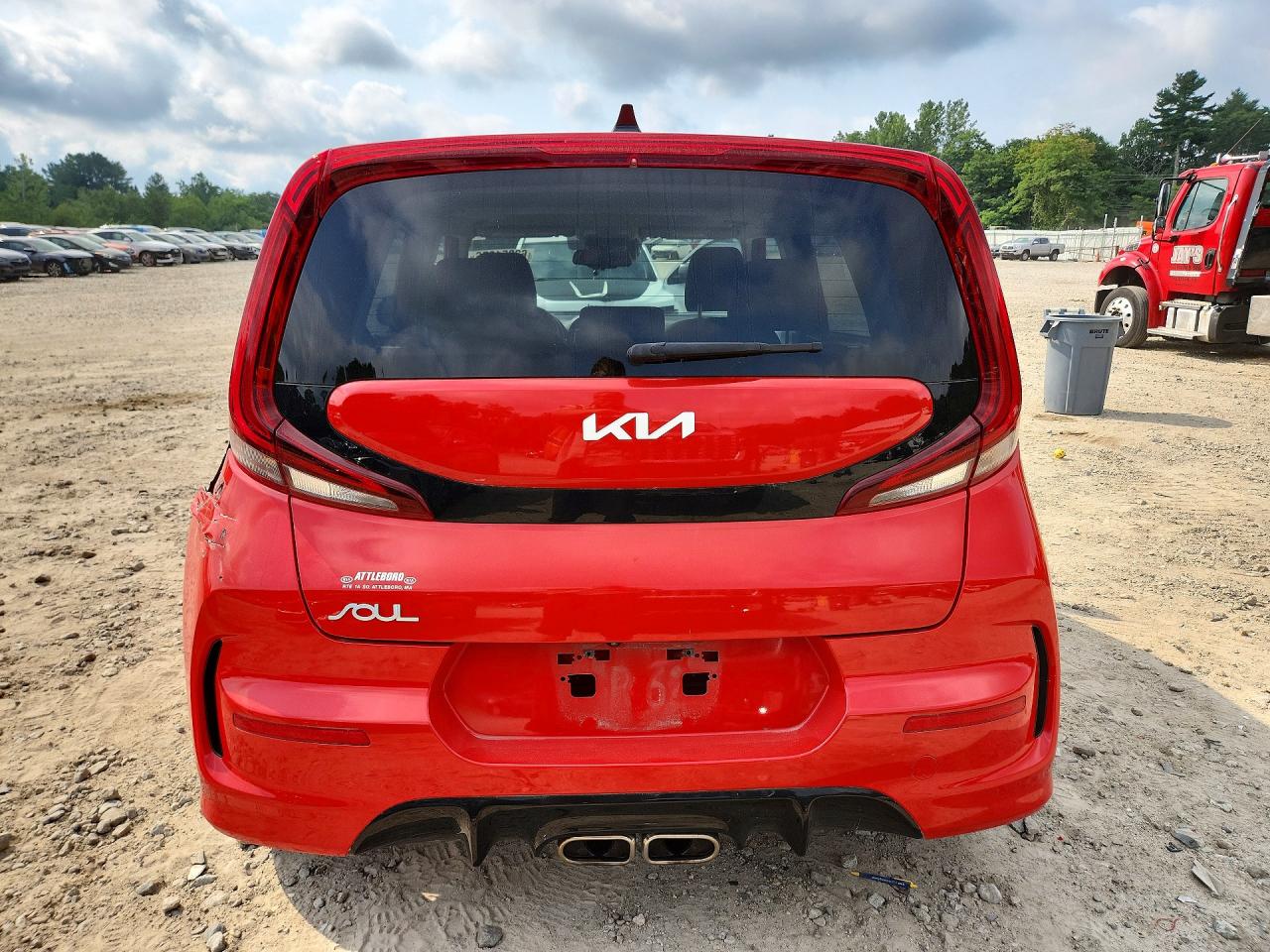 2022 Kia Soul Gt-line Turbo Red vin: KNDJ53AF6N7155323
