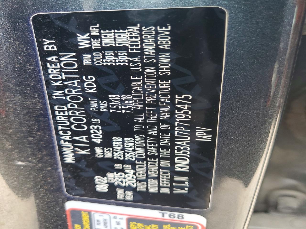 2023 Kia Soul Gt Line Teal vin: KNDJ53AU7P7195475