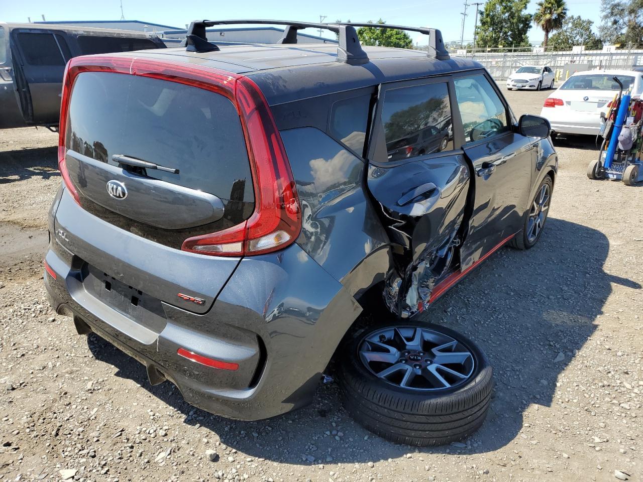 2021 Kia Soul Gt Line Gray vin: KNDJ63AU0M7785638