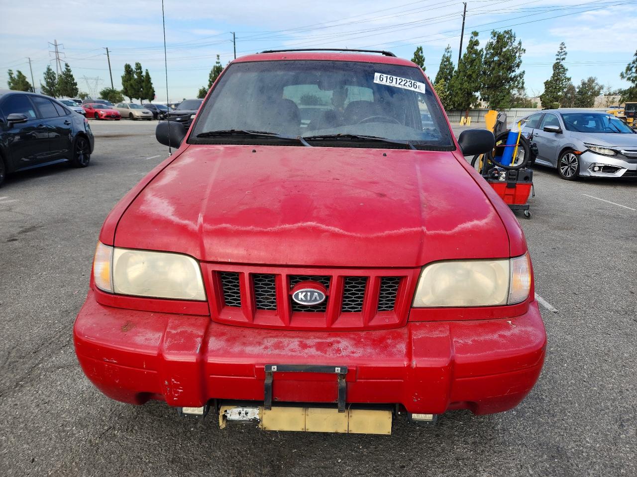 2002 Kia Sportage Base Красный vin: KNDJB723425148253
