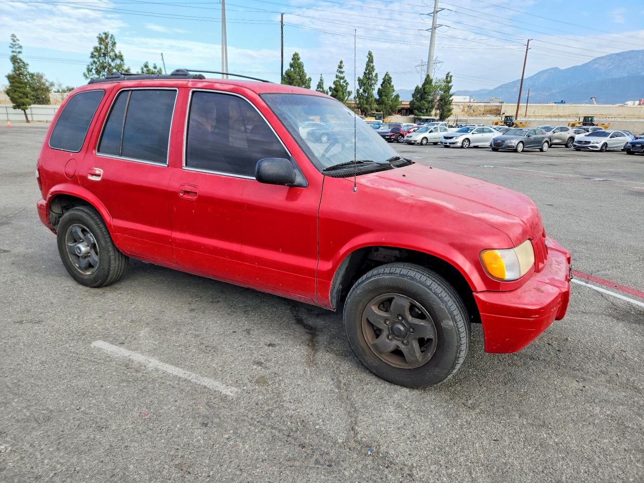 2002 Kia Sportage Base Красный vin: KNDJB723425148253
