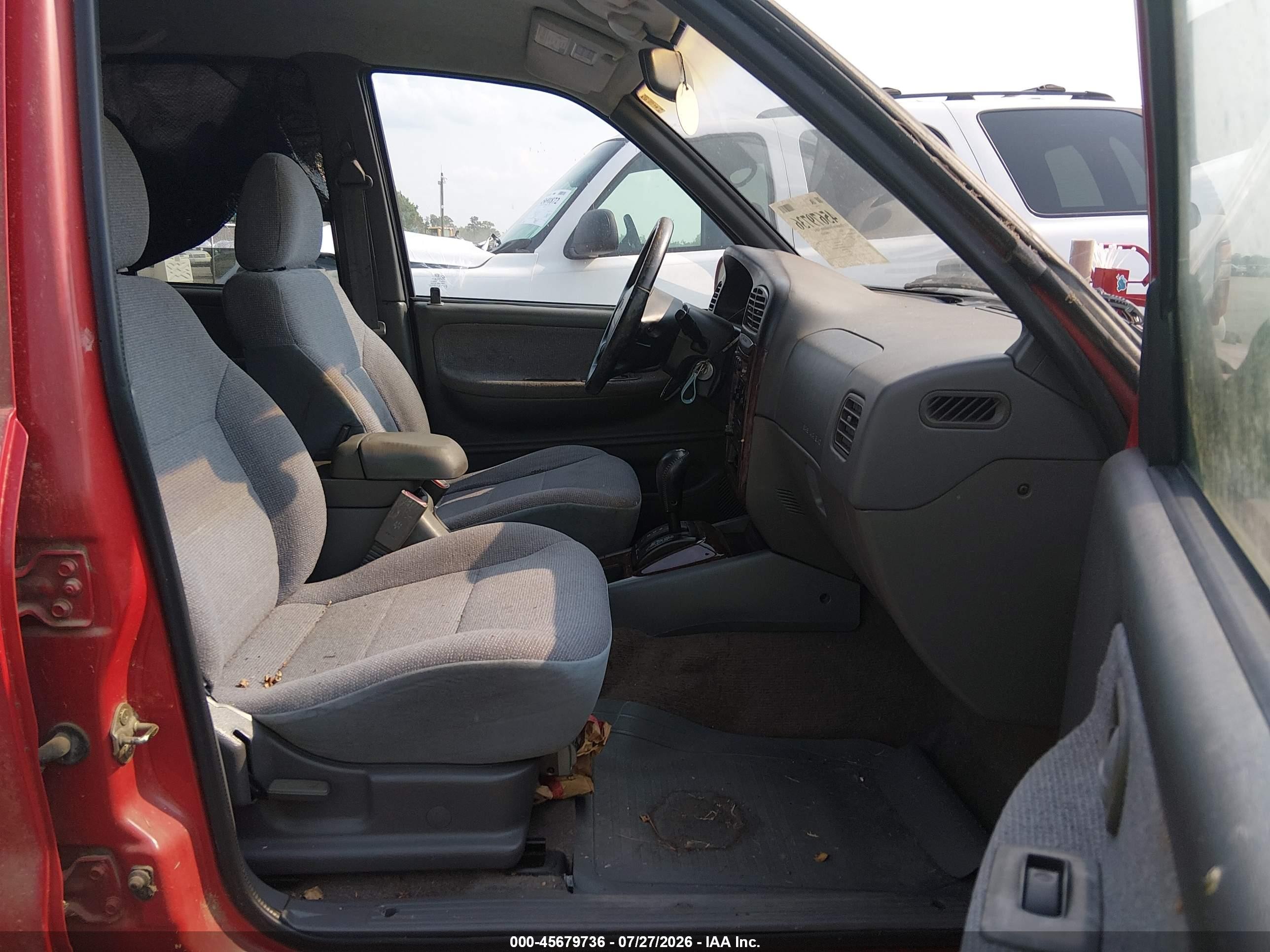 2000 Kia Sportage Ex Red vin: KNDJB7239Y5651981