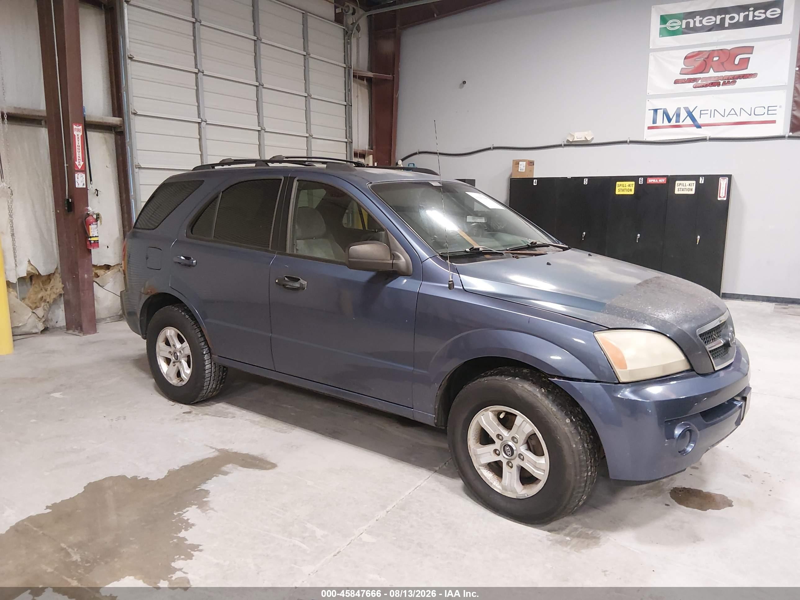 2005 Kia Sorento Ex/lx Blue vin: KNDJC733055450848
