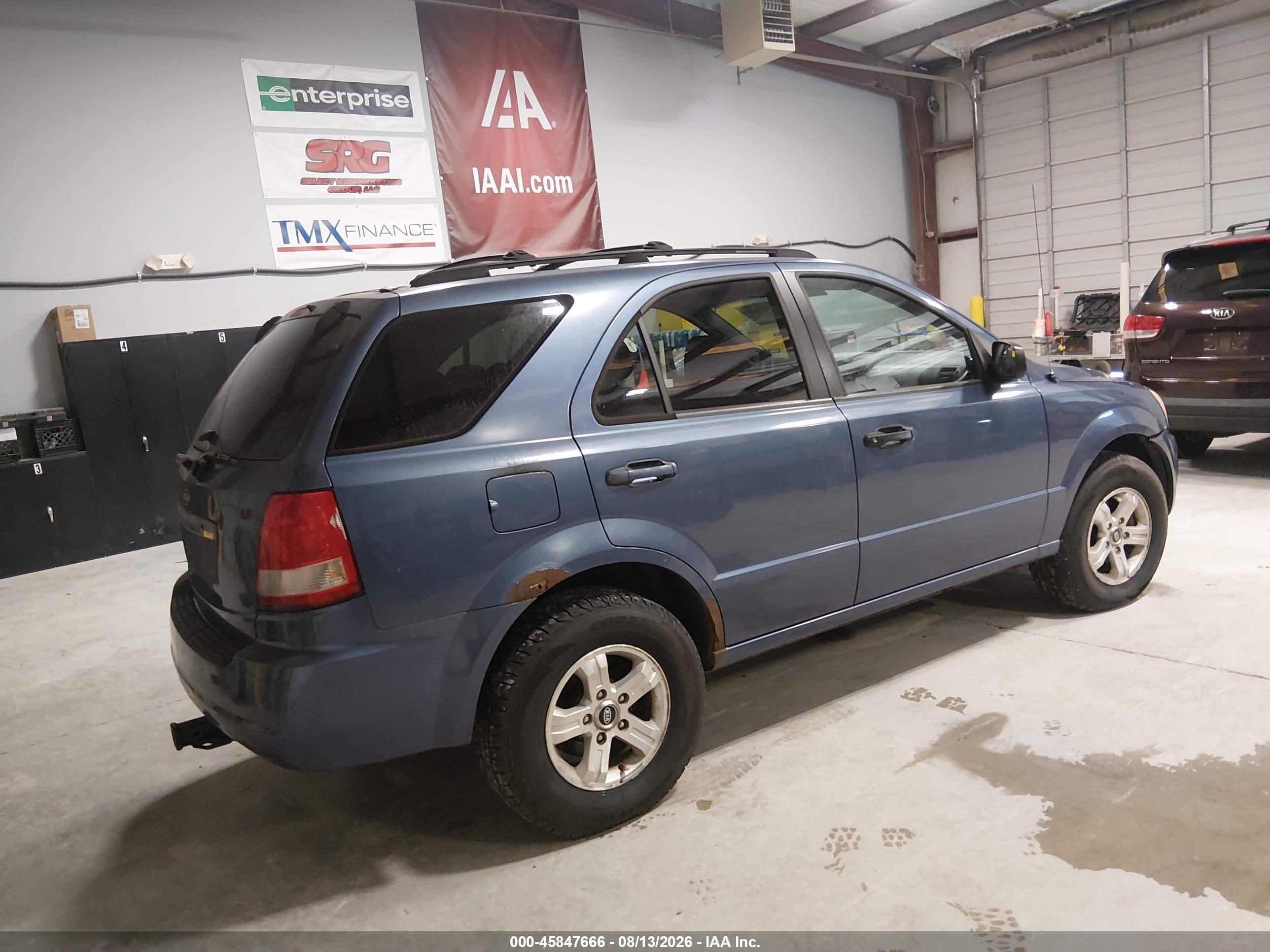 2005 Kia Sorento Ex/lx Blue vin: KNDJC733055450848