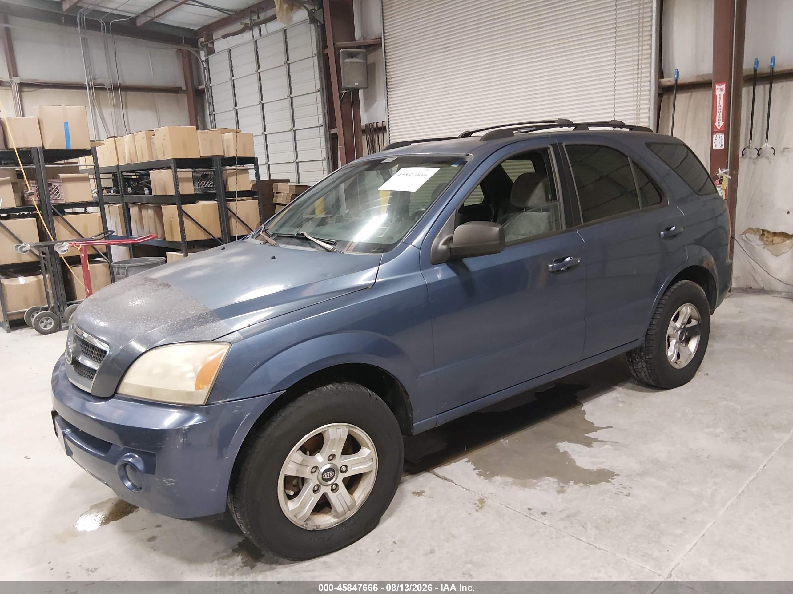 2005 Kia Sorento Ex/lx Blue vin: KNDJC733055450848