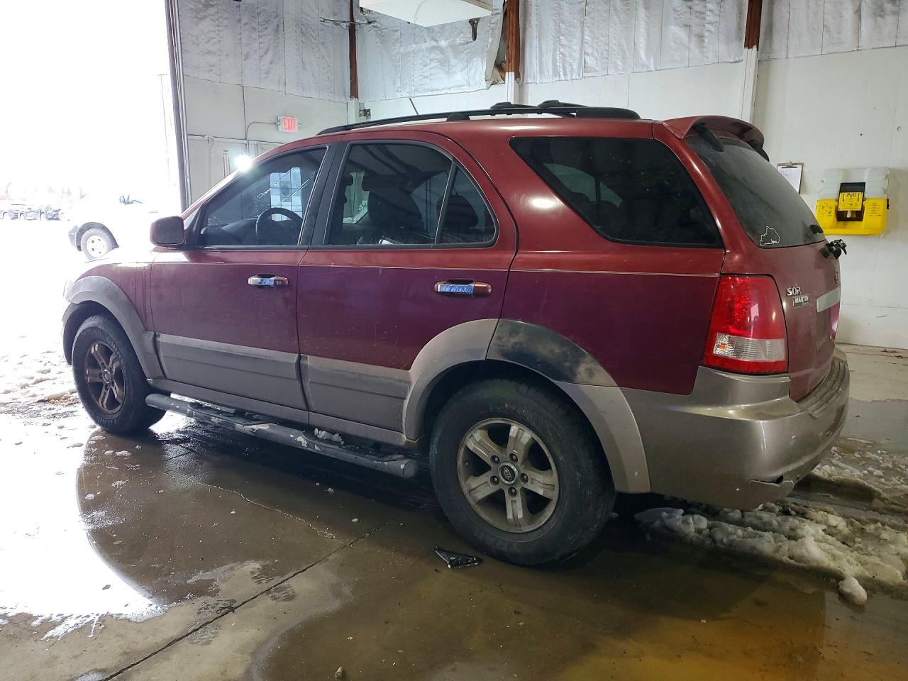 2004 Kia Sorento Lx Burgundy vin: KNDJC733145187722
