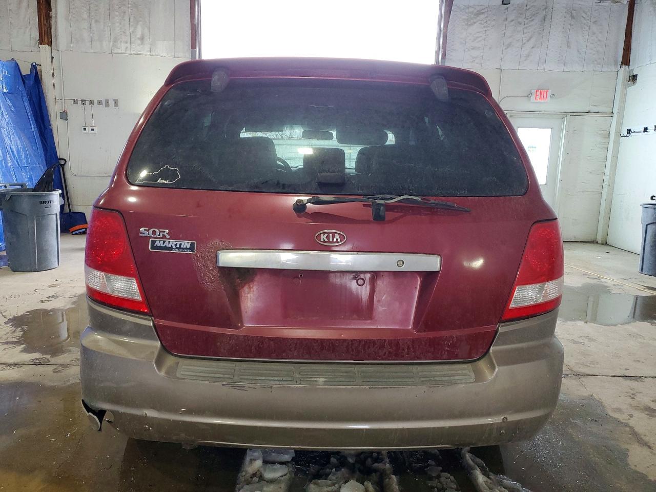 2004 Kia Sorento Lx Burgundy vin: KNDJC733145187722