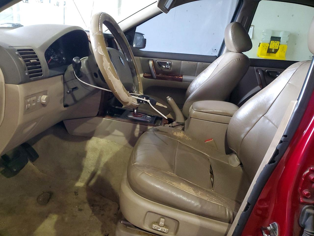 2004 Kia Sorento Lx Burgundy vin: KNDJC733145187722