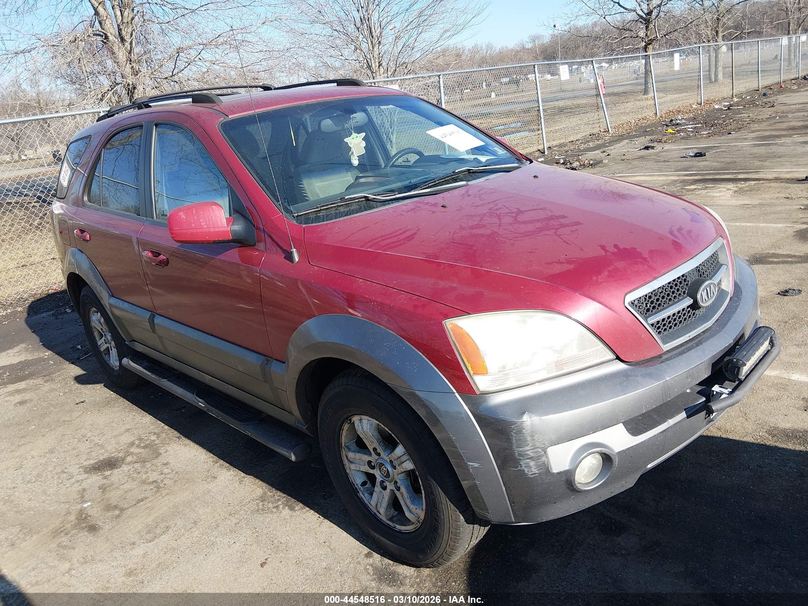 2004 Kia Sorento Ex/lx Red vin: KNDJC733145224882