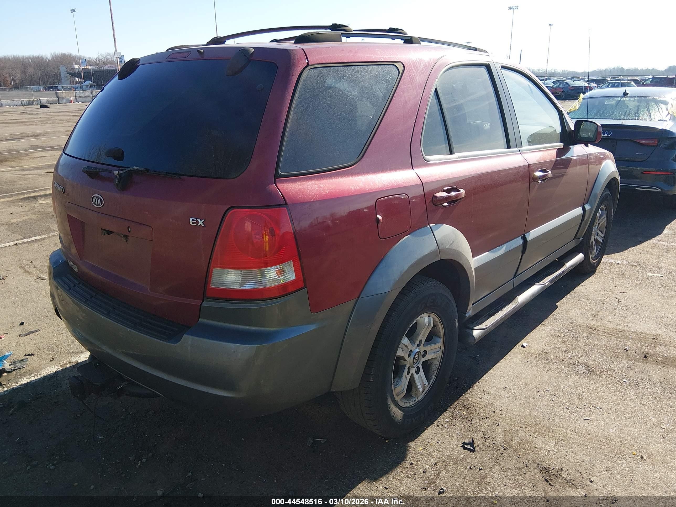 2004 Kia Sorento Ex/lx Red vin: KNDJC733145224882