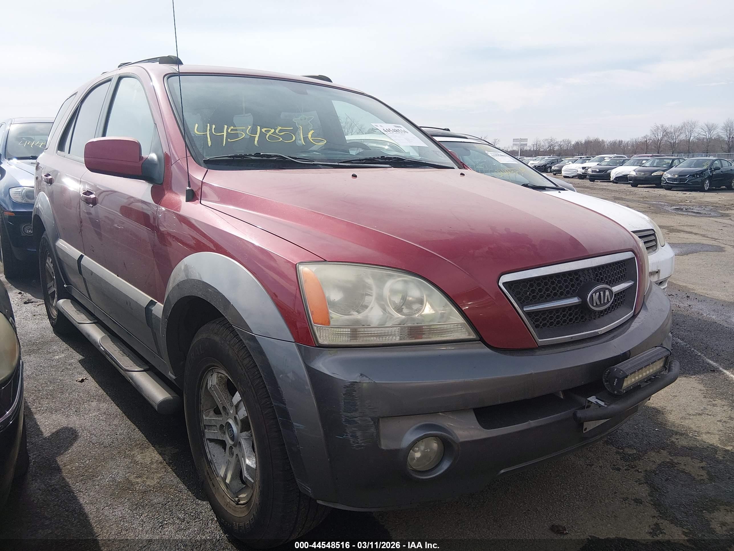 2004 Kia Sorento Ex/lx Red vin: KNDJC733145224882