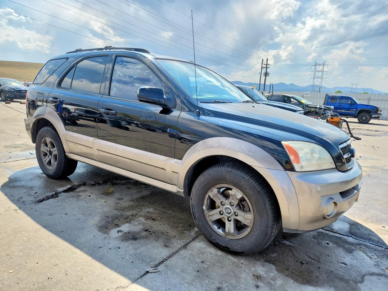 2004 Kia Sorento Lx Черный vin: KNDJC733145267666