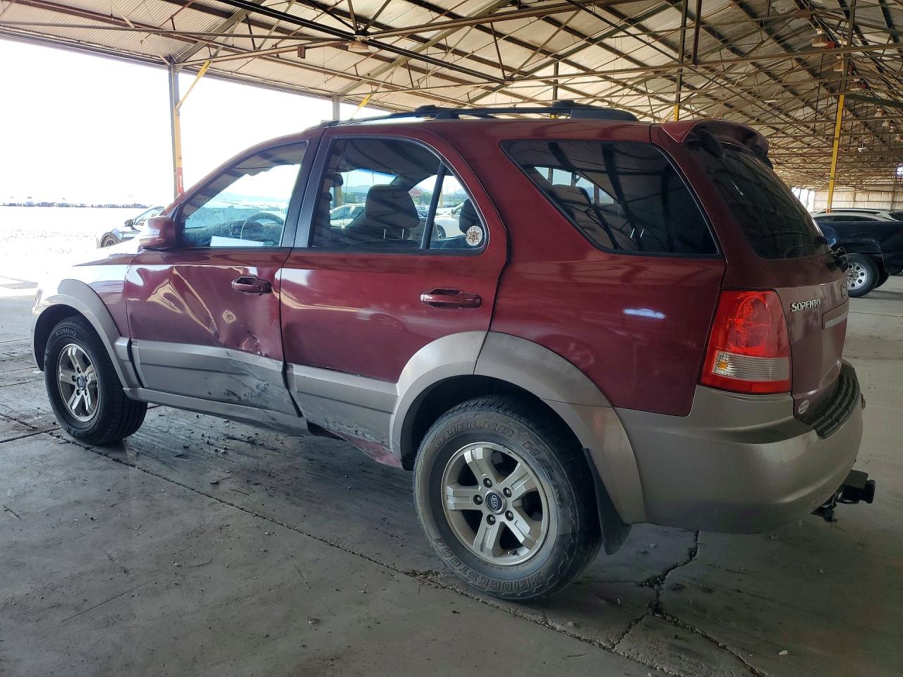 2005 Kia Sorento Lx Maroon vin: KNDJC733155441866
