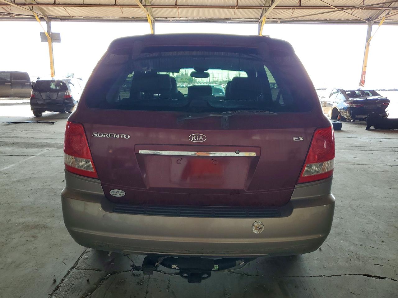 2005 Kia Sorento Lx Maroon vin: KNDJC733155441866