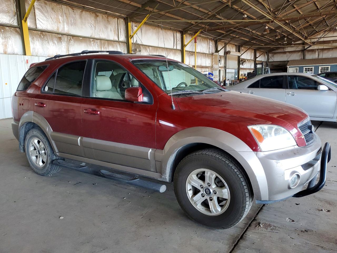 2005 Kia Sorento Lx Maroon vin: KNDJC733155441866