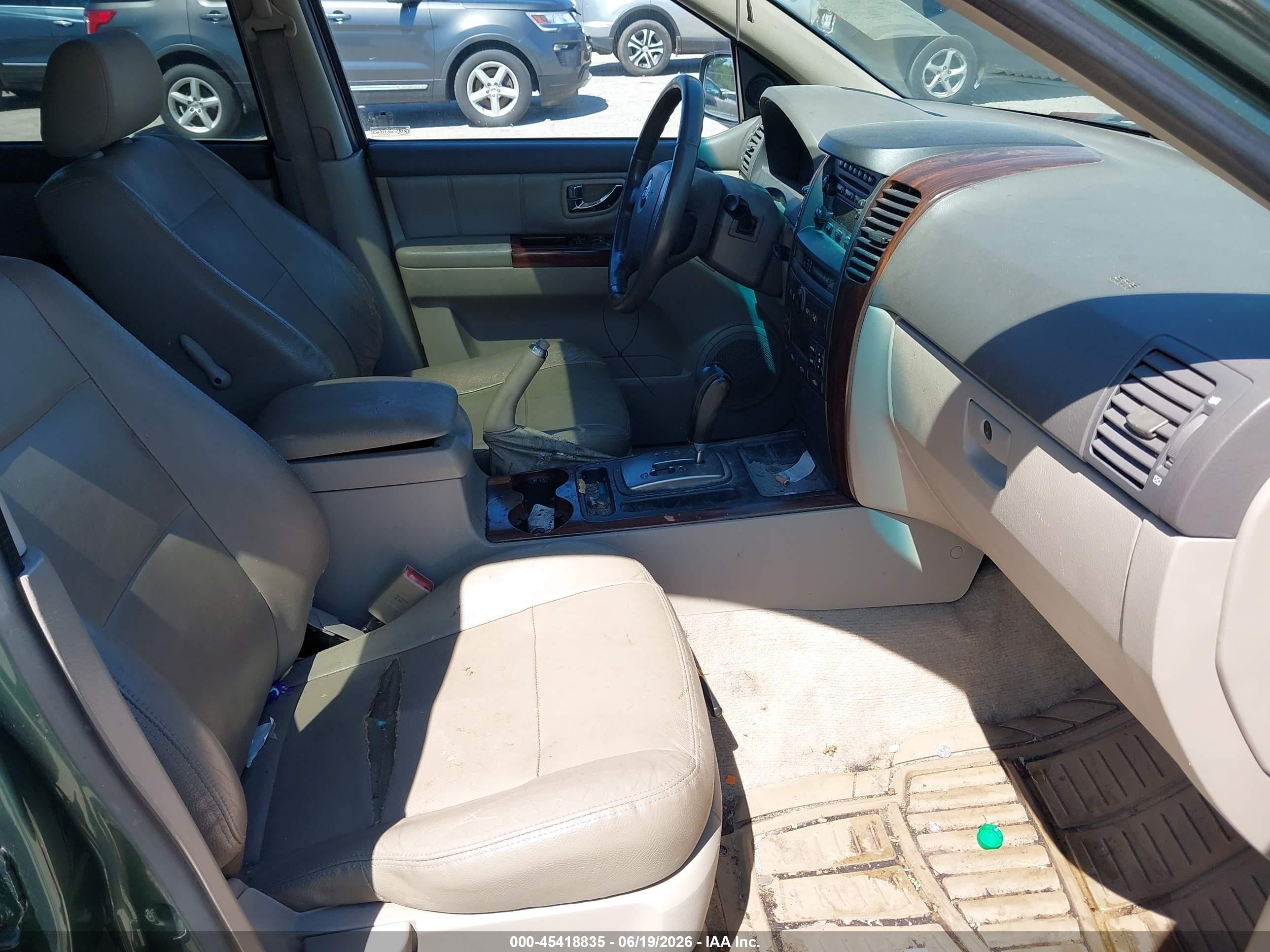 2006 Kia Sorento Ex/lx Green vin: KNDJC733165564004