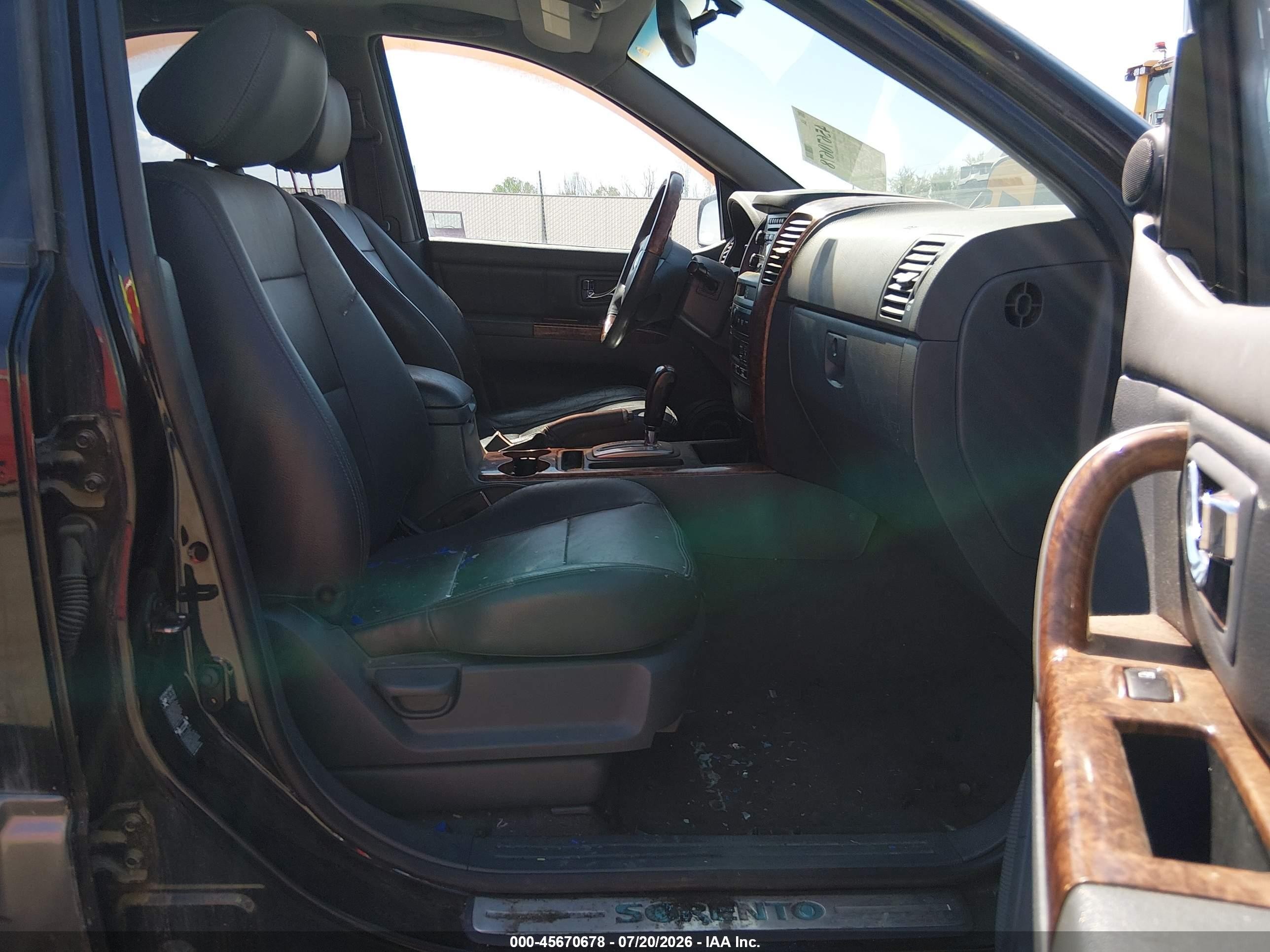 2003 Kia Sorento Ex/lx Black vin: KNDJC733235032157