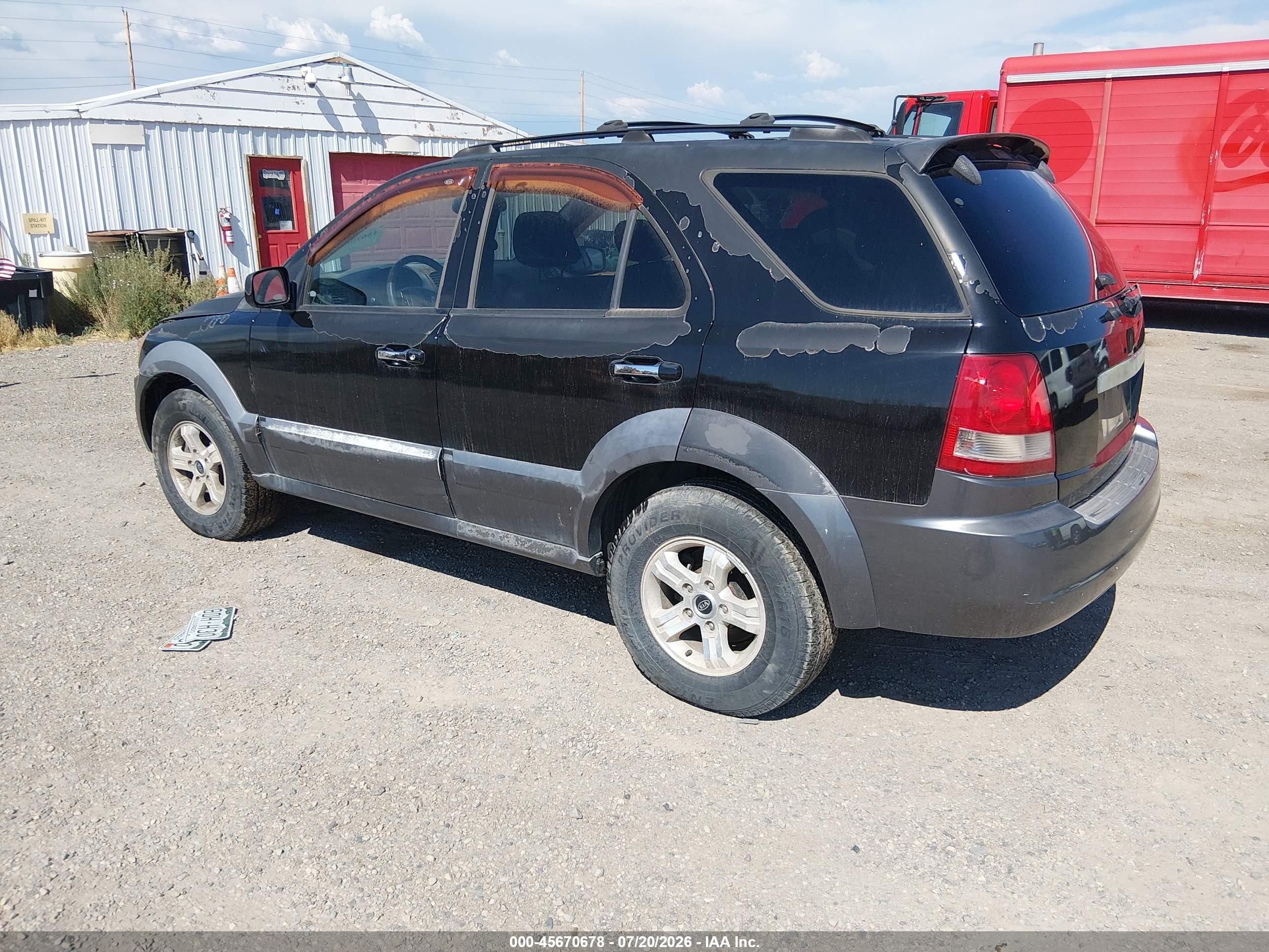 2003 Kia Sorento Ex/lx Black vin: KNDJC733235032157