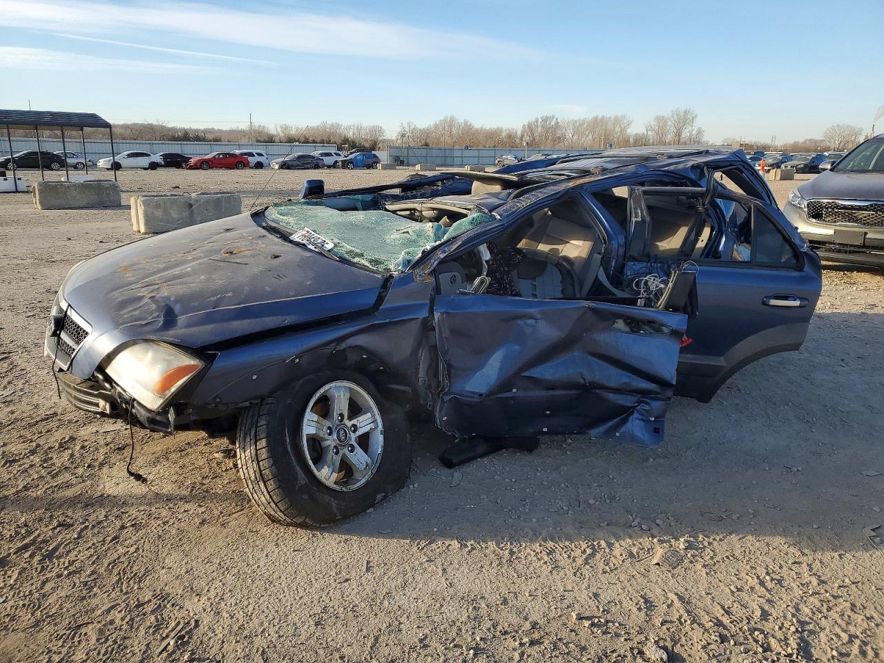 2005 Kia Sorento Ex Blue vin: KNDJC733255369043