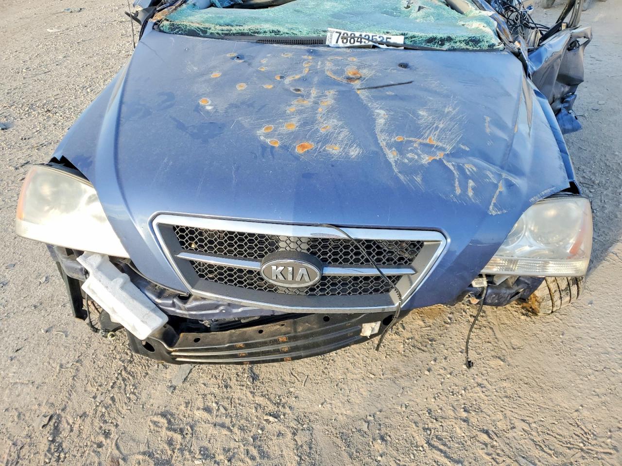 2005 Kia Sorento Ex Blue vin: KNDJC733255369043