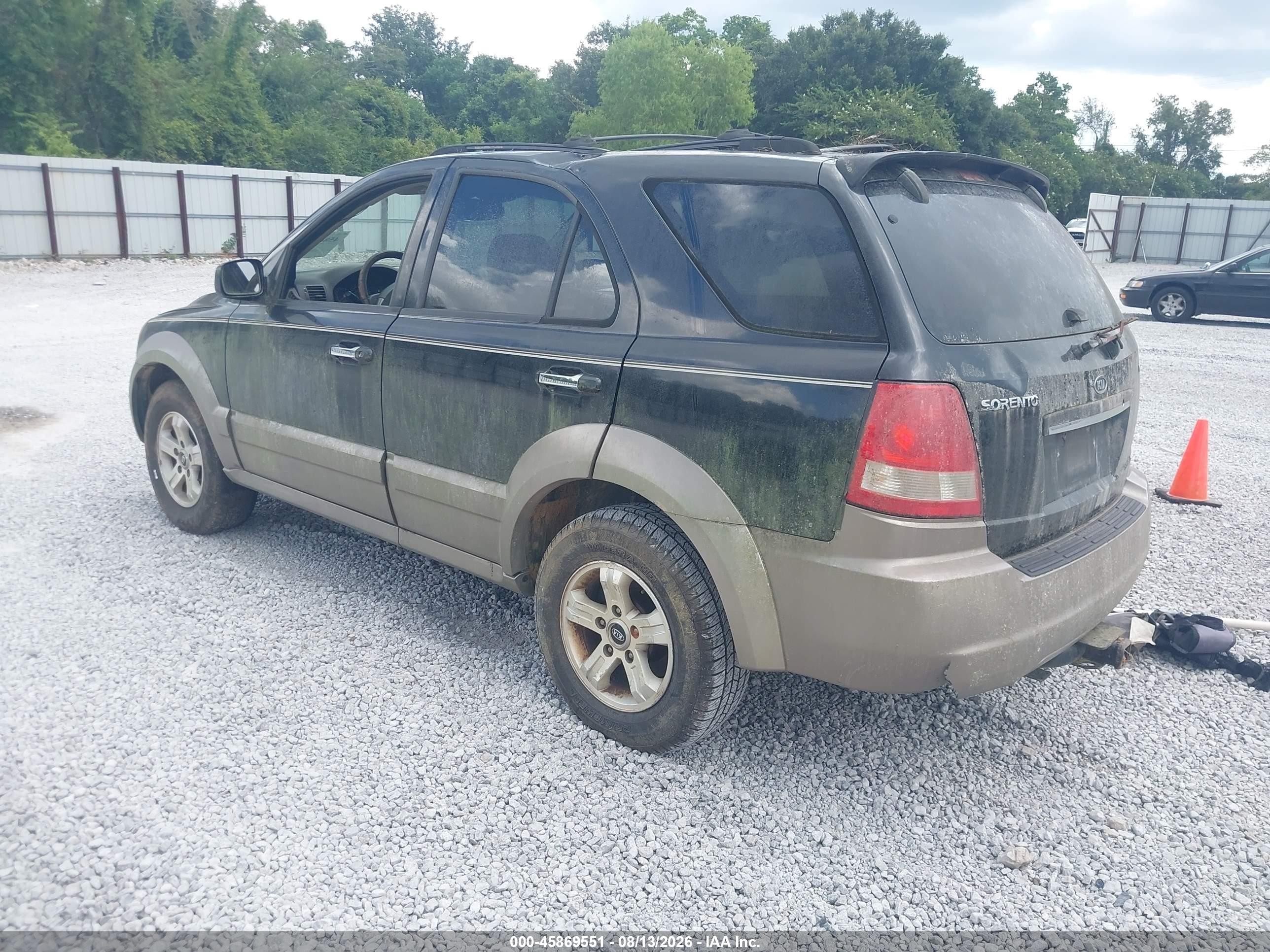 2005 Kia Sorento Ex/lx Черный vin: KNDJC733255401473