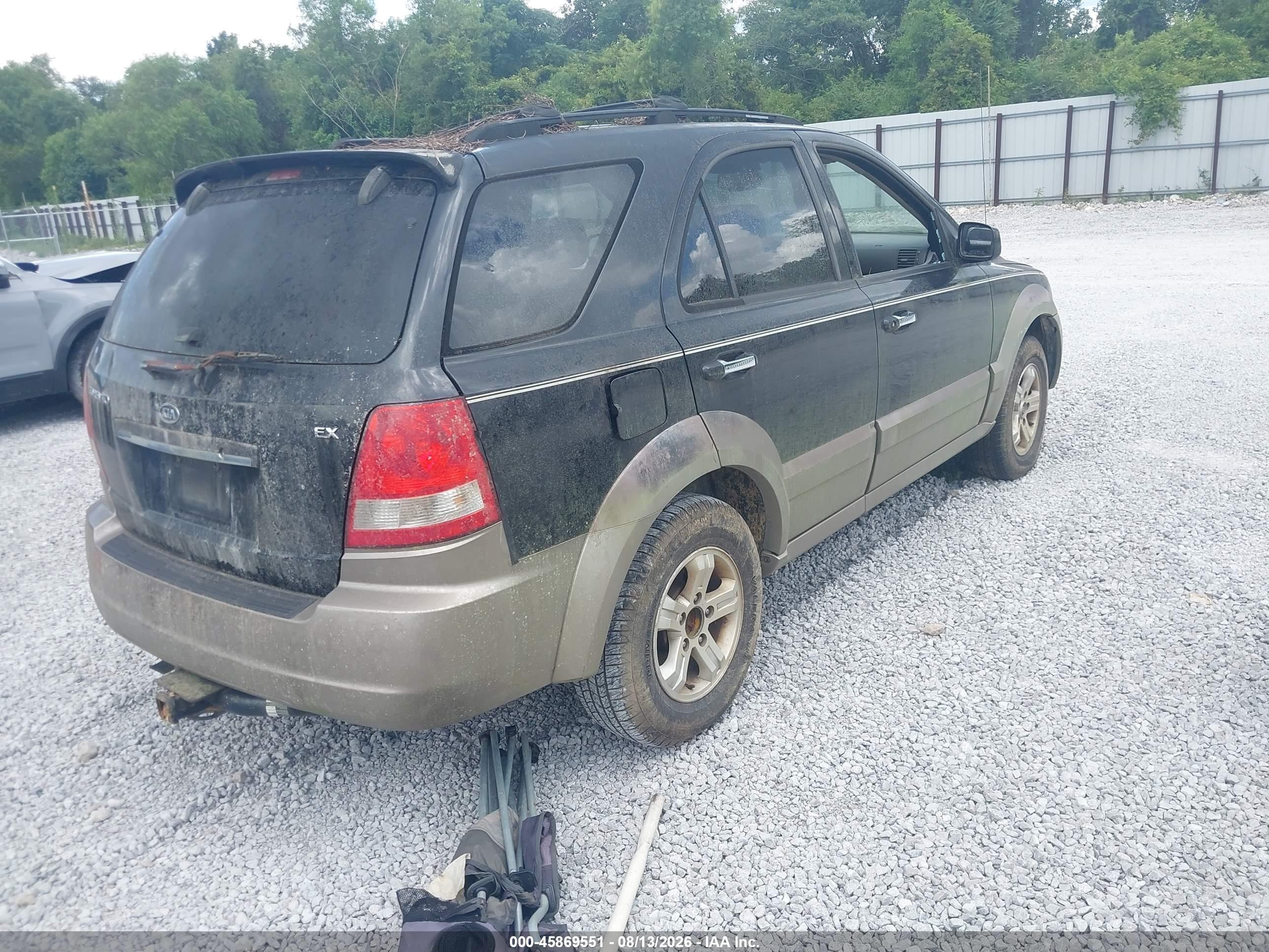 2005 Kia Sorento Ex/lx Черный vin: KNDJC733255401473