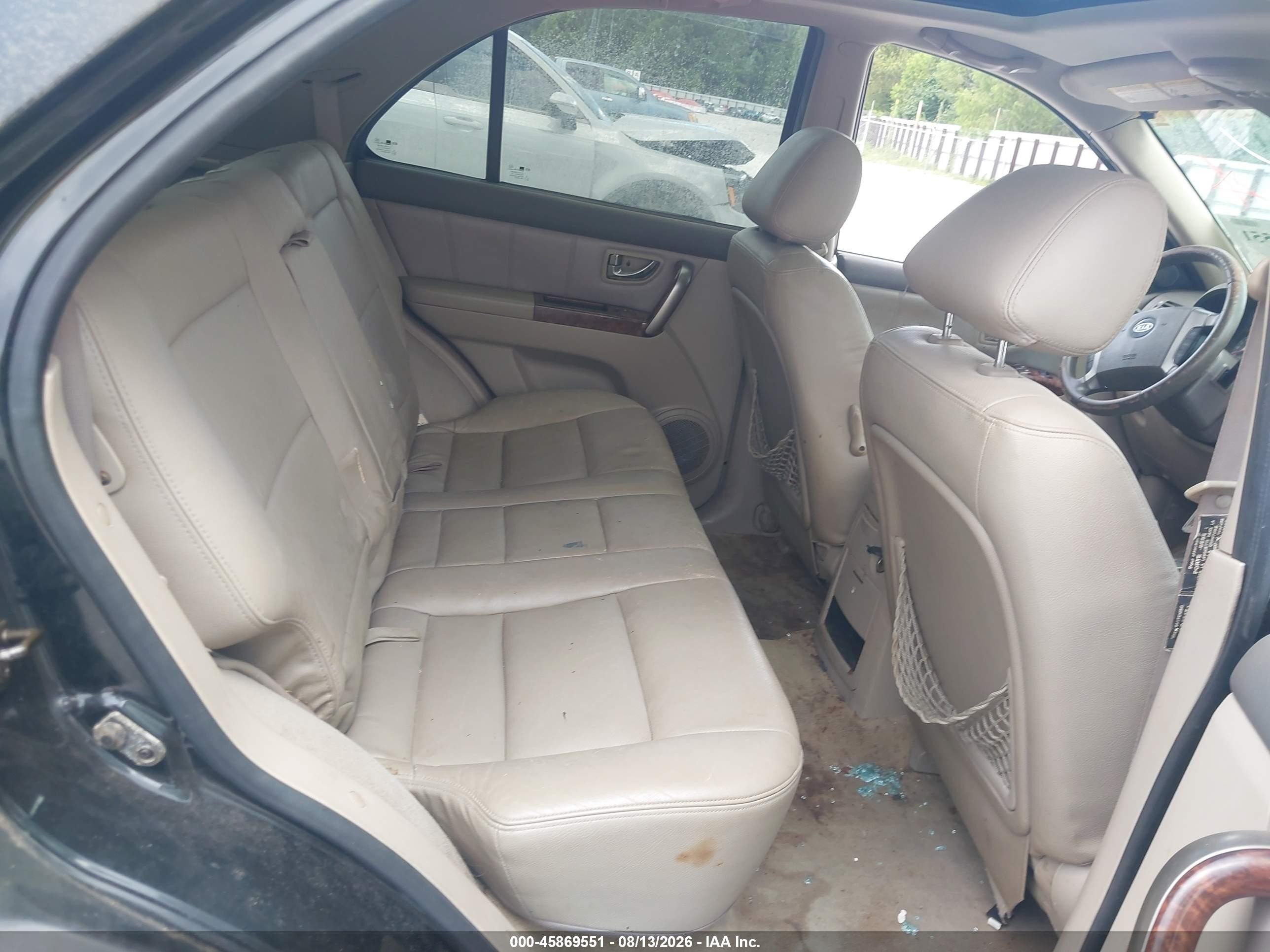 2005 Kia Sorento Ex/lx Черный vin: KNDJC733255401473