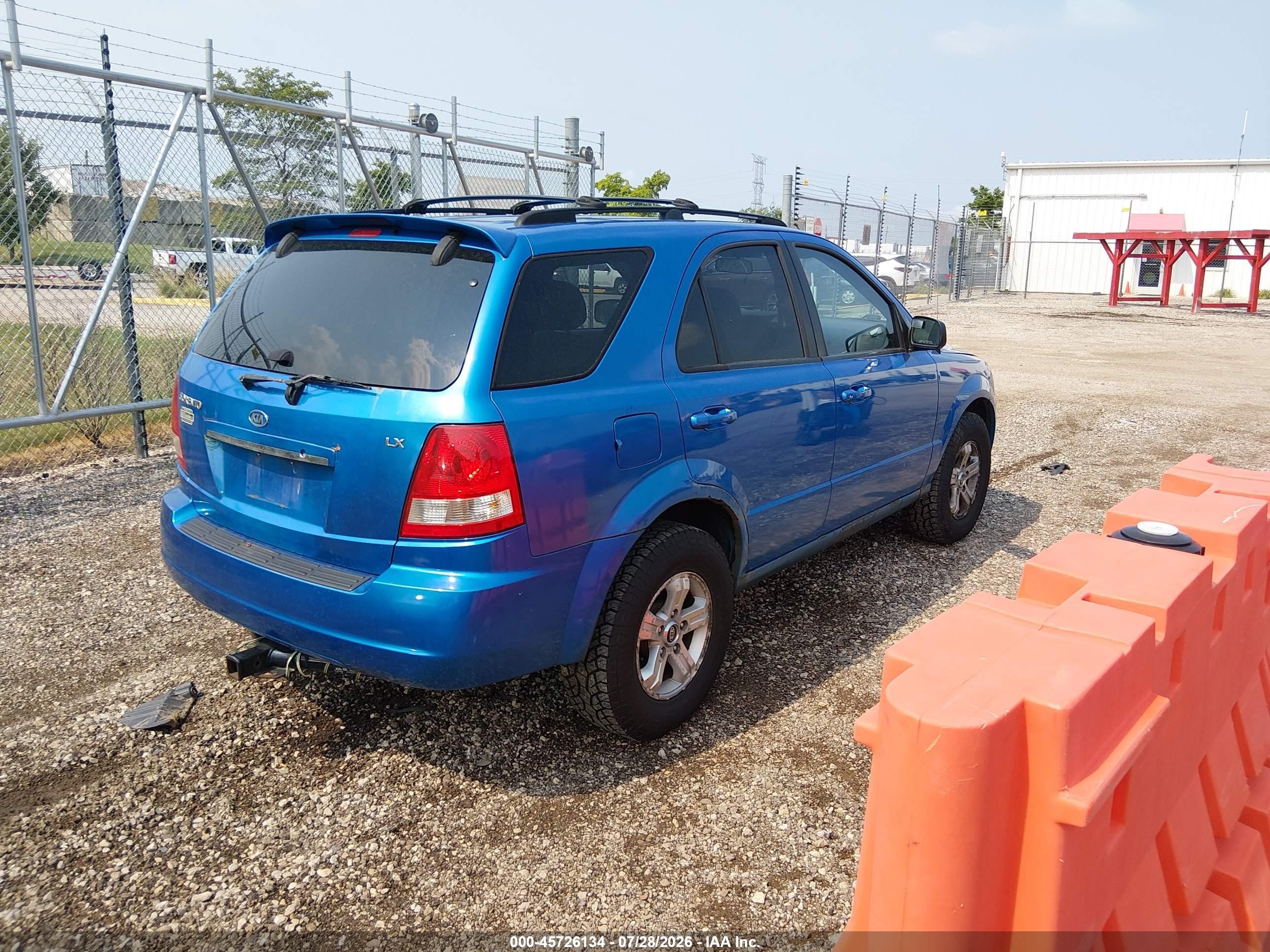 2005 Kia Sorento Ex/lx Blue vin: KNDJC733255413624