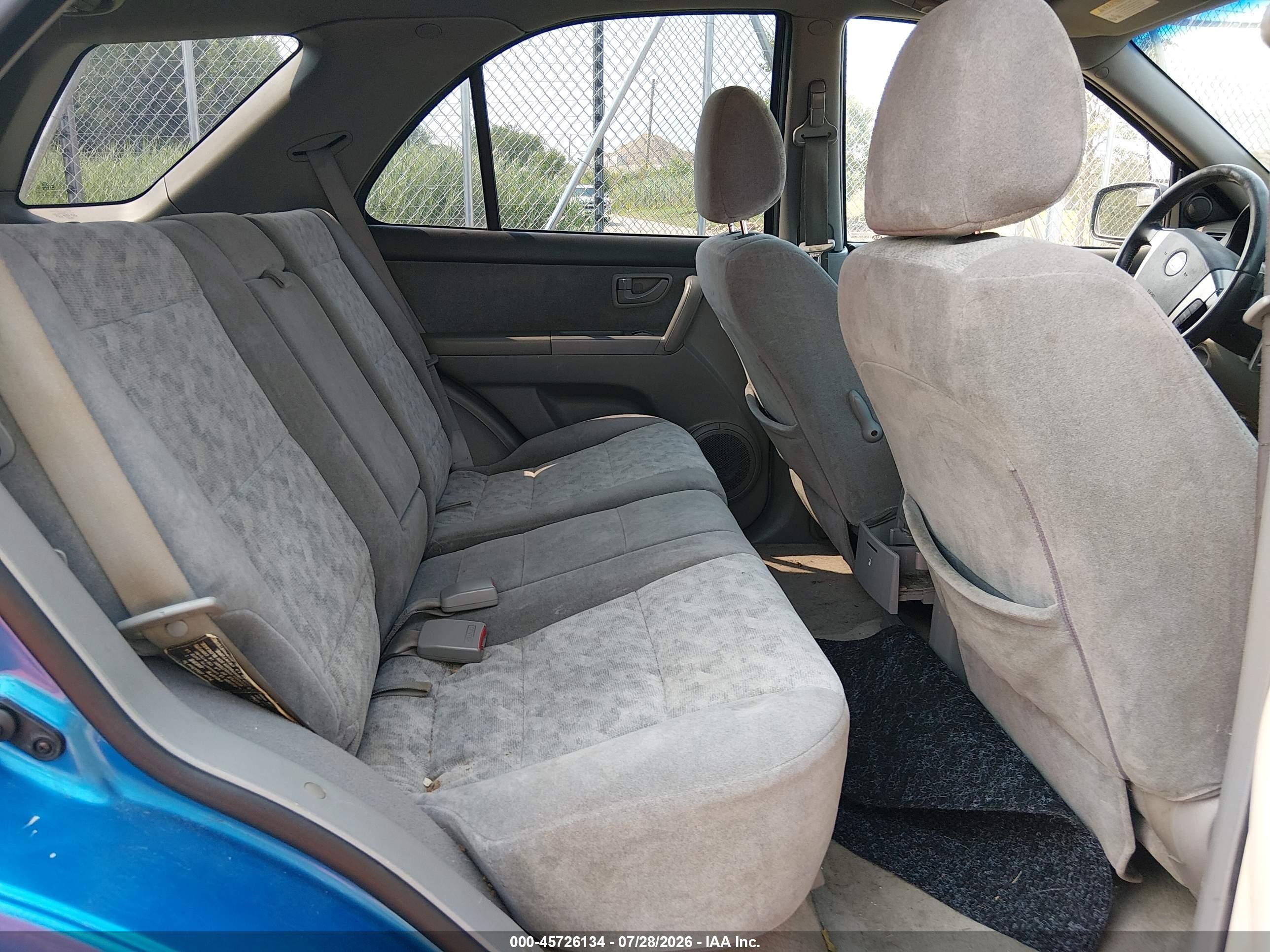 2005 Kia Sorento Ex/lx Blue vin: KNDJC733255413624
