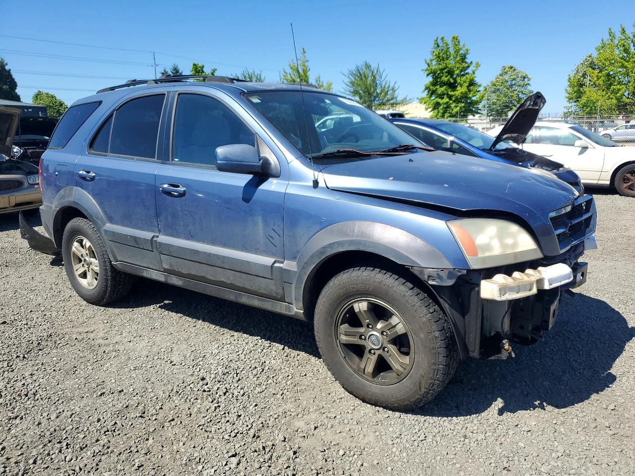 2005 Kia Sorento Ex/lx Blue vin: KNDJC733355410912