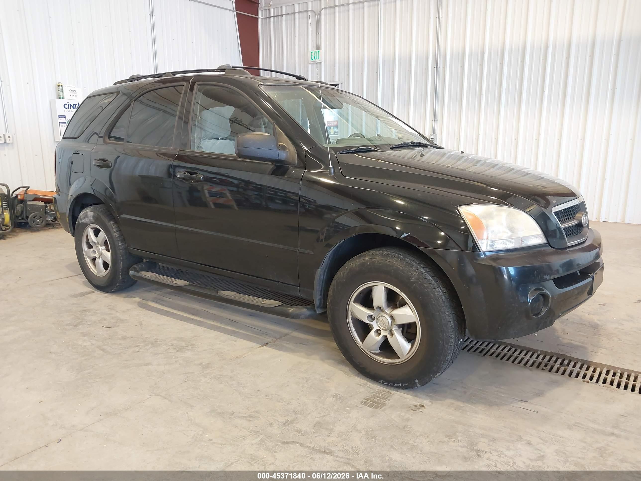 2006 Kia Sorento Ex/lx Black vin: KNDJC733365534843