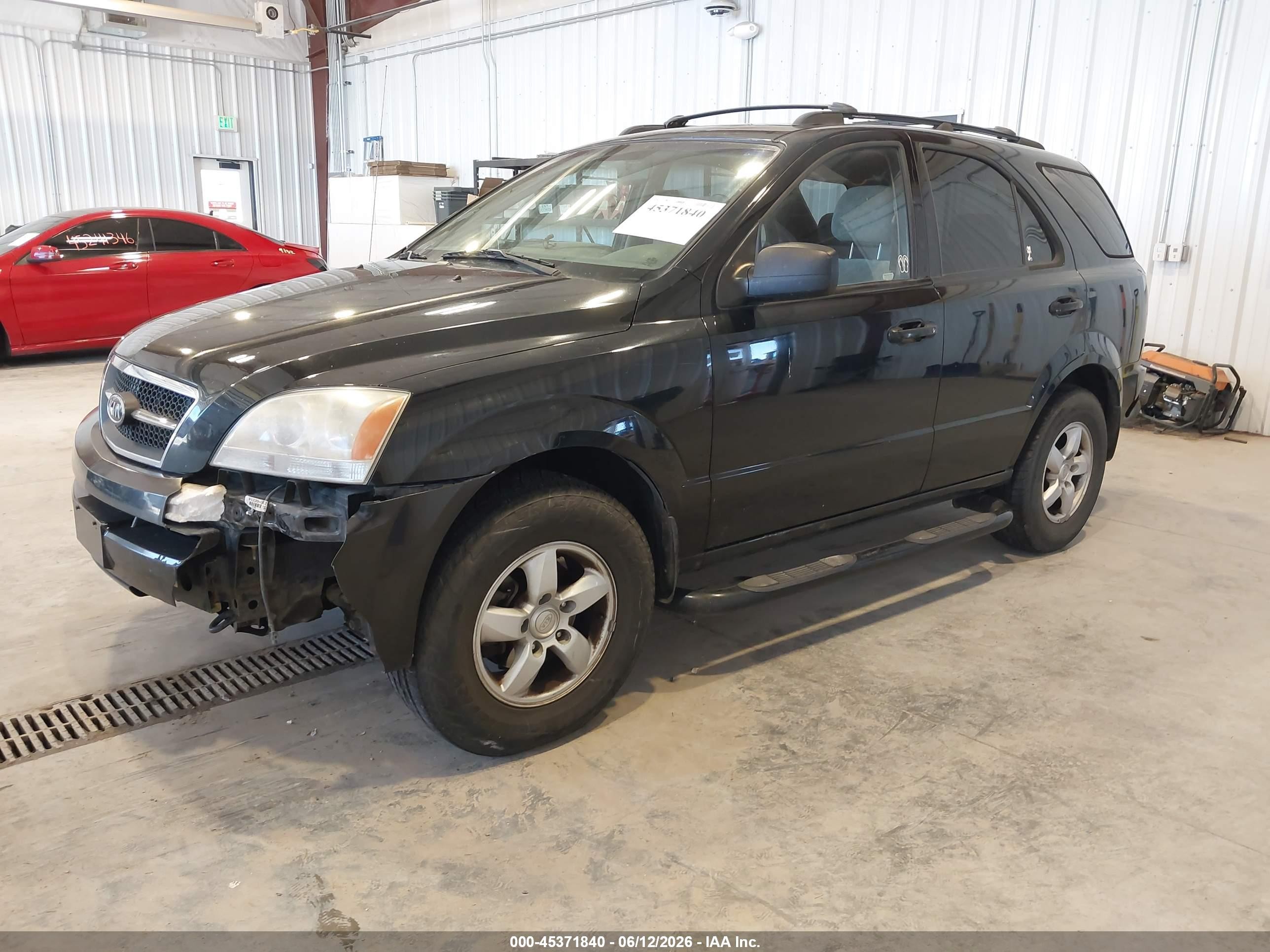 2006 Kia Sorento Ex/lx Black vin: KNDJC733365534843