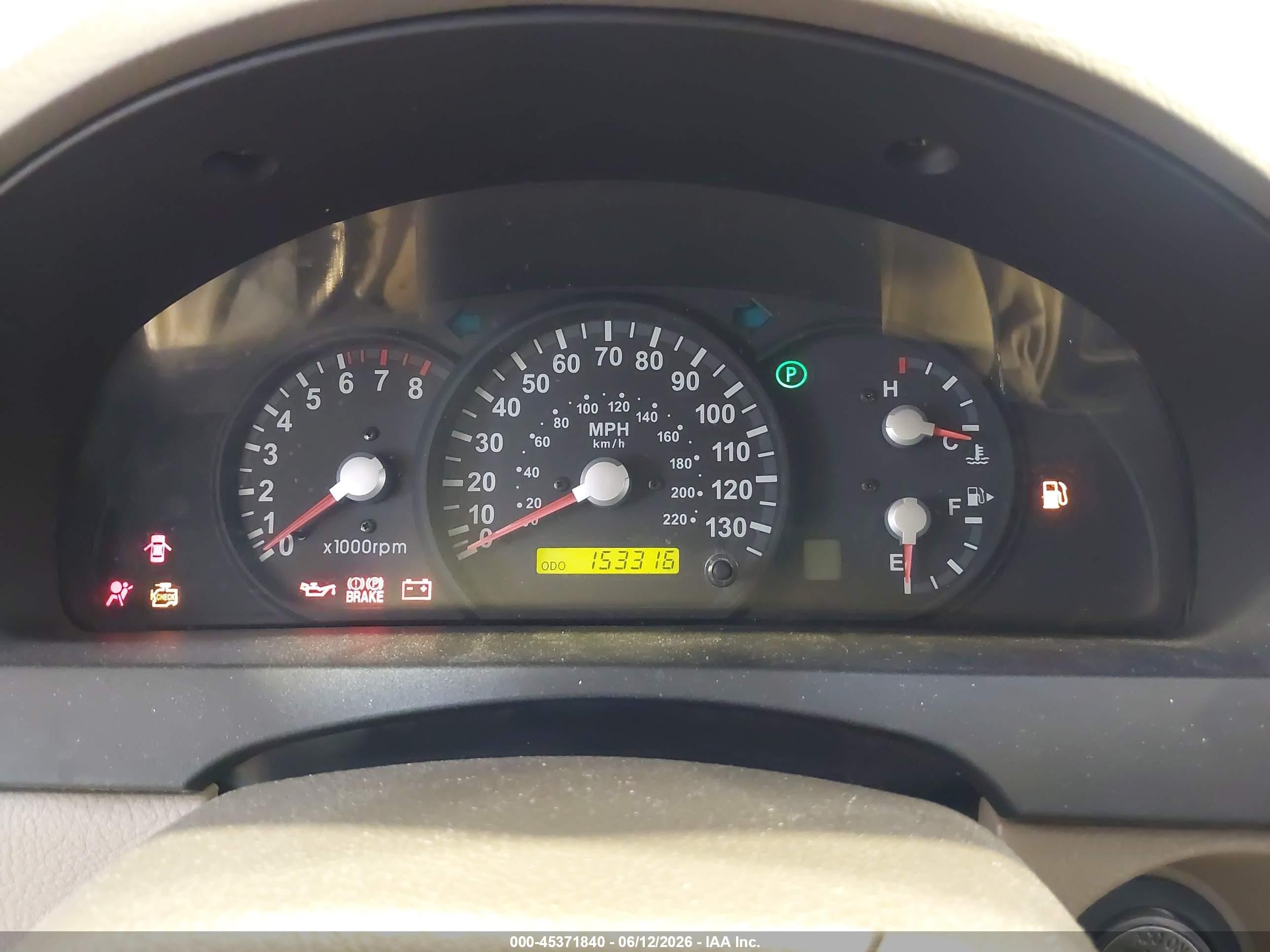 2006 Kia Sorento Ex/lx Black vin: KNDJC733365534843